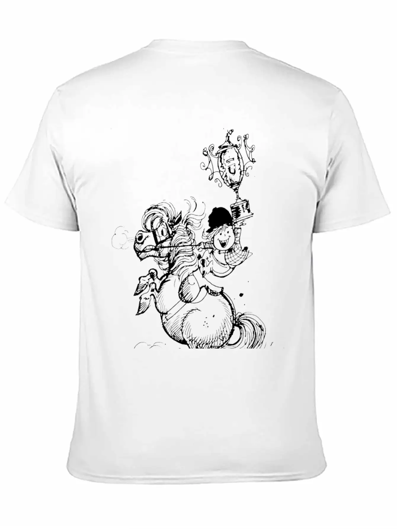 Thelwell Horse Show Champions Stylish Everyday T-Shirt – Unisex Basic Cotton Tee