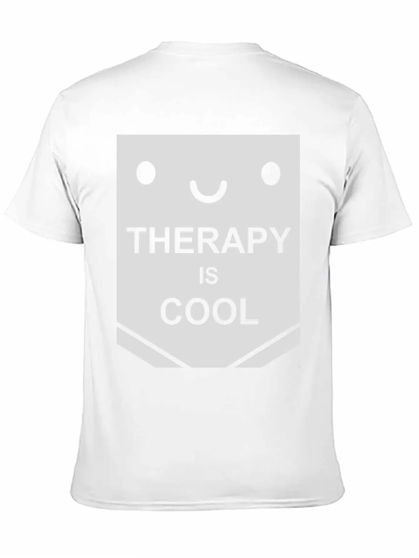 Therapy Is Cool Quote Unisex Short Sleeve Soft Cotton T-Shirt – Casual Everyday Wear