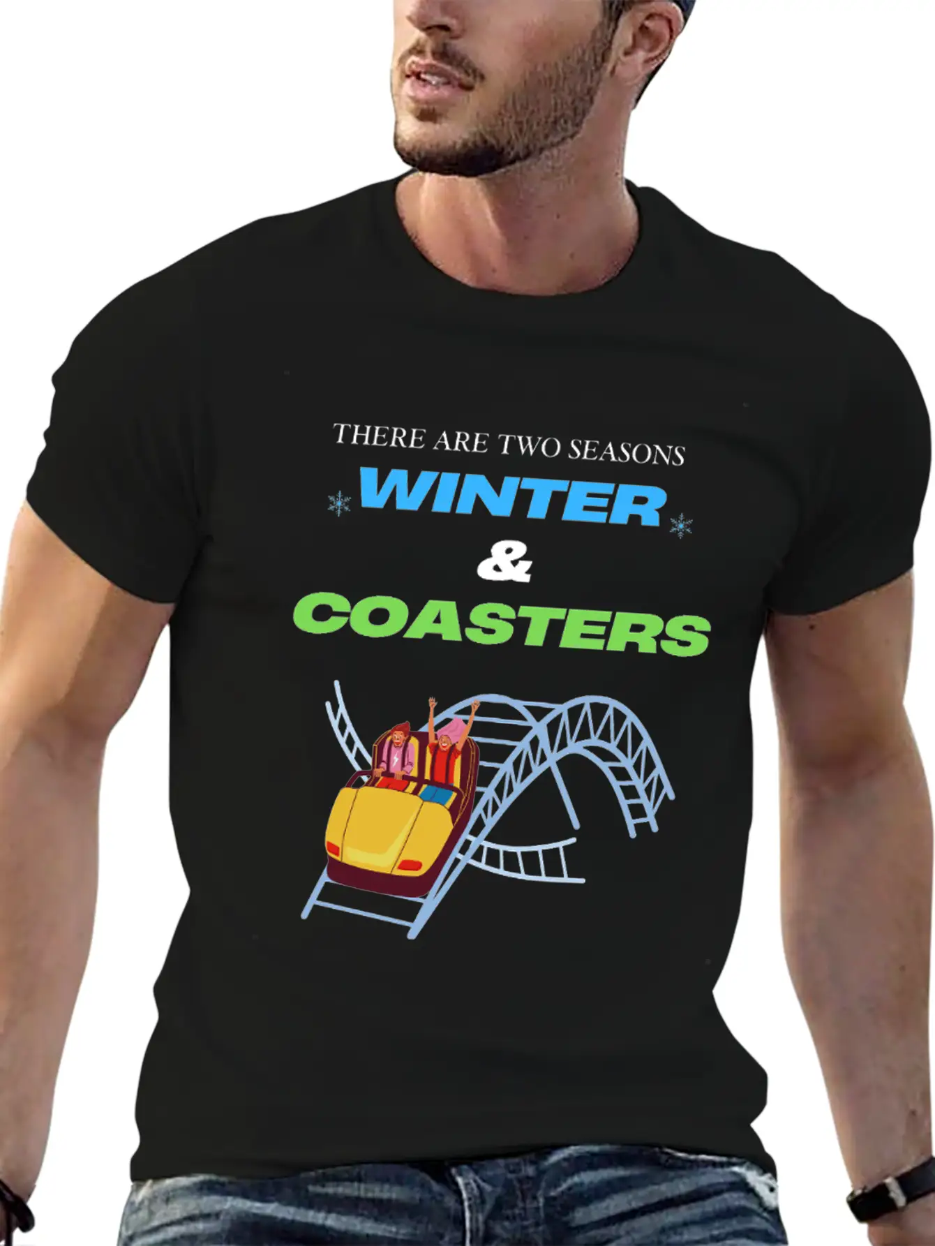 There Are Two Seasons, Winter & Coasters - Color Essential Unisex Summer Tee – Soft Cotton Casual Fit