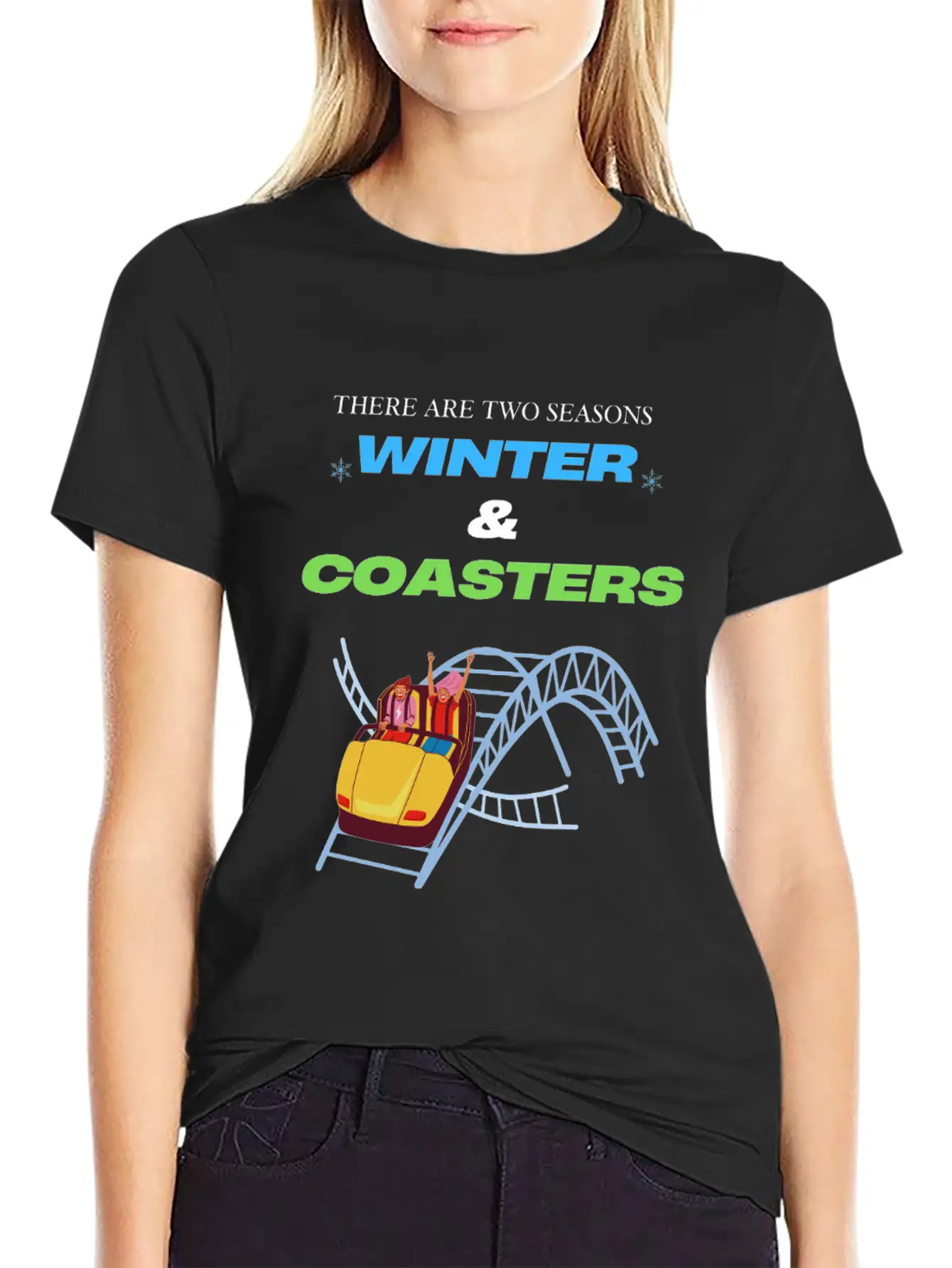 There Are Two Seasons, Winter & Coasters - Color Essential Unisex Summer Tee – Soft Cotton Casual Fit