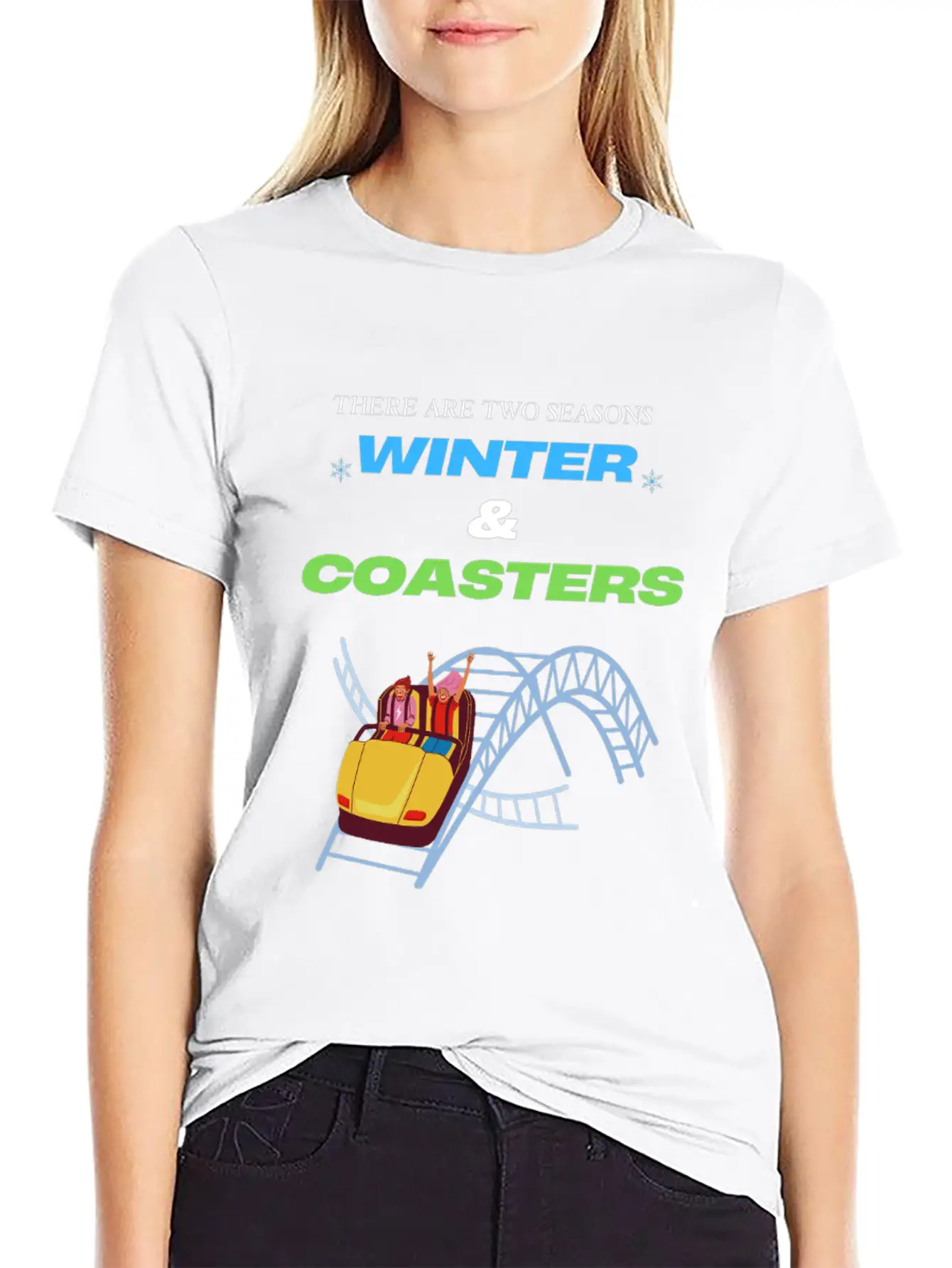 There Are Two Seasons, Winter & Coasters - Color Essential Unisex Summer Tee – Soft Cotton Casual Fit