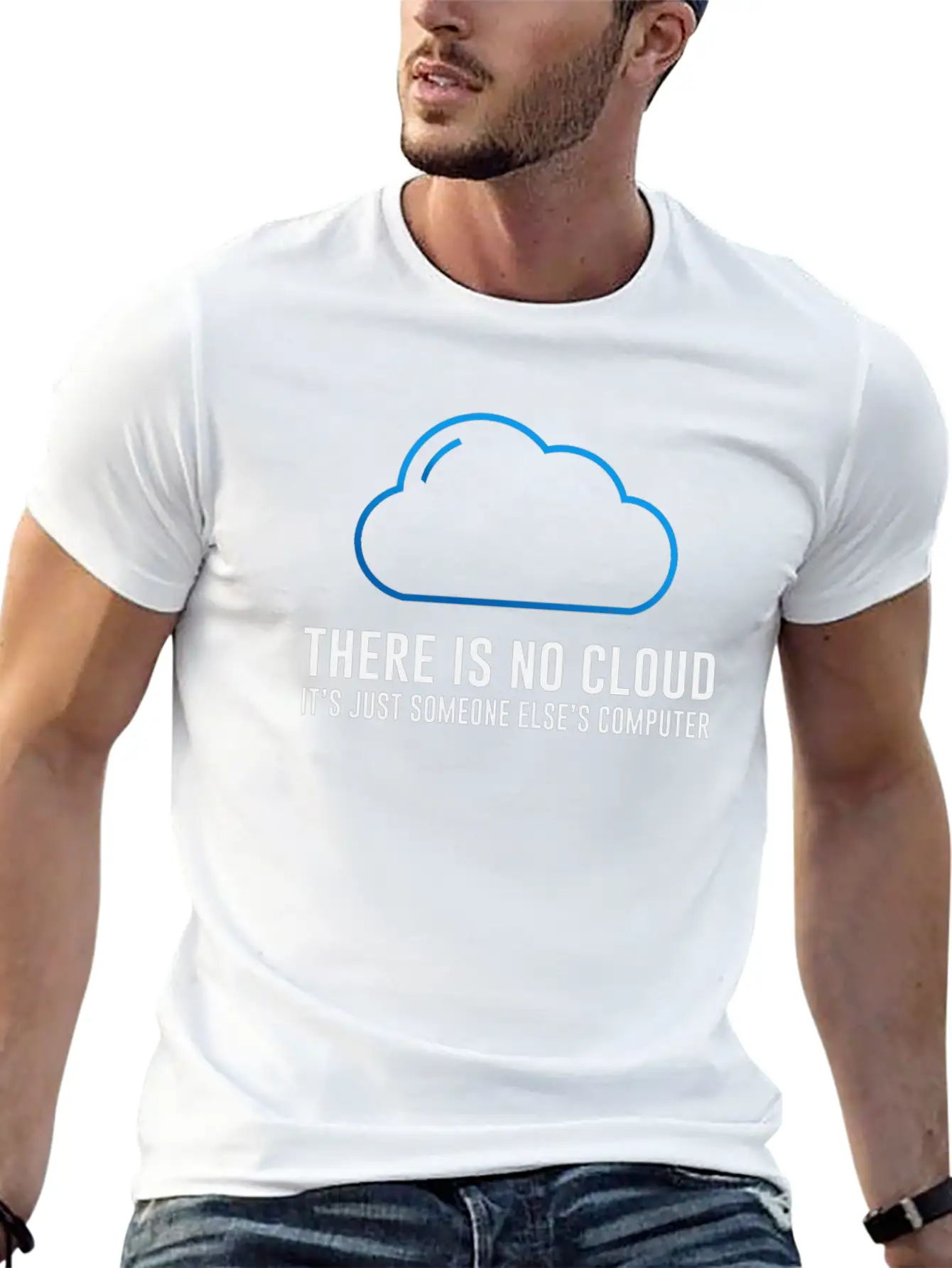 There Is No Cloud Timeless Short Sleeve Tee – Comfy And Minimalist Design