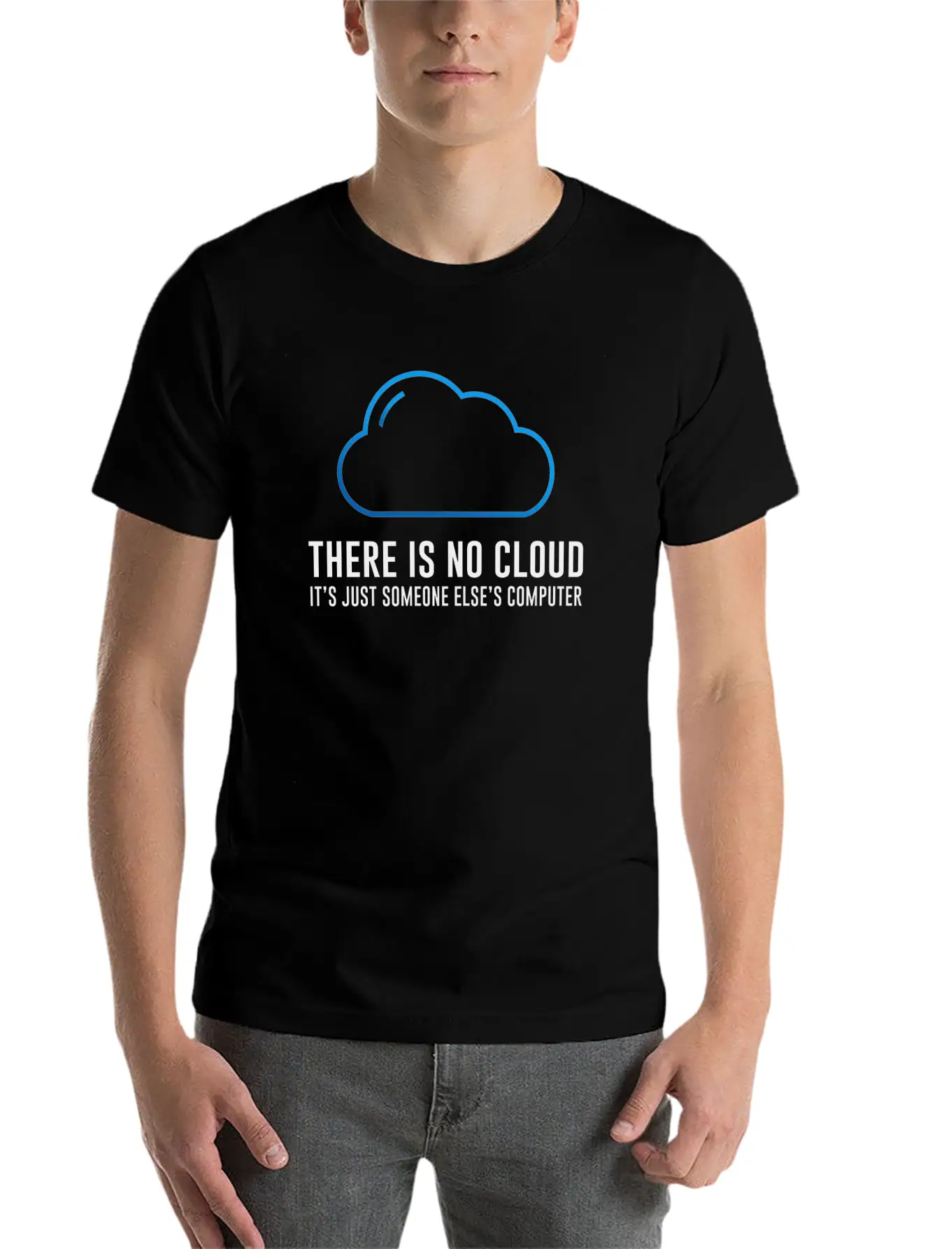 There Is No Cloud Timeless Short Sleeve Tee – Comfy And Minimalist Design