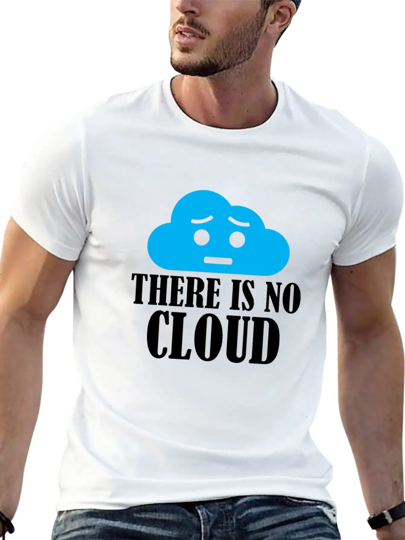 There Is No Cloud Unisex Casual T-Shirt – Clean Design For Daily Comfort