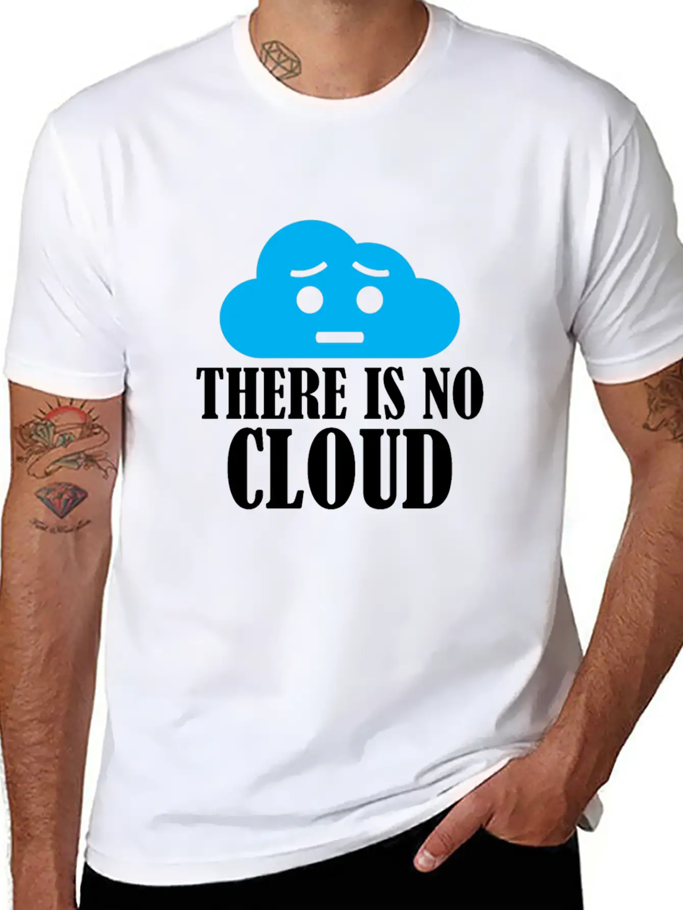 There Is No Cloud Unisex Casual T-Shirt – Clean Design For Daily Comfort