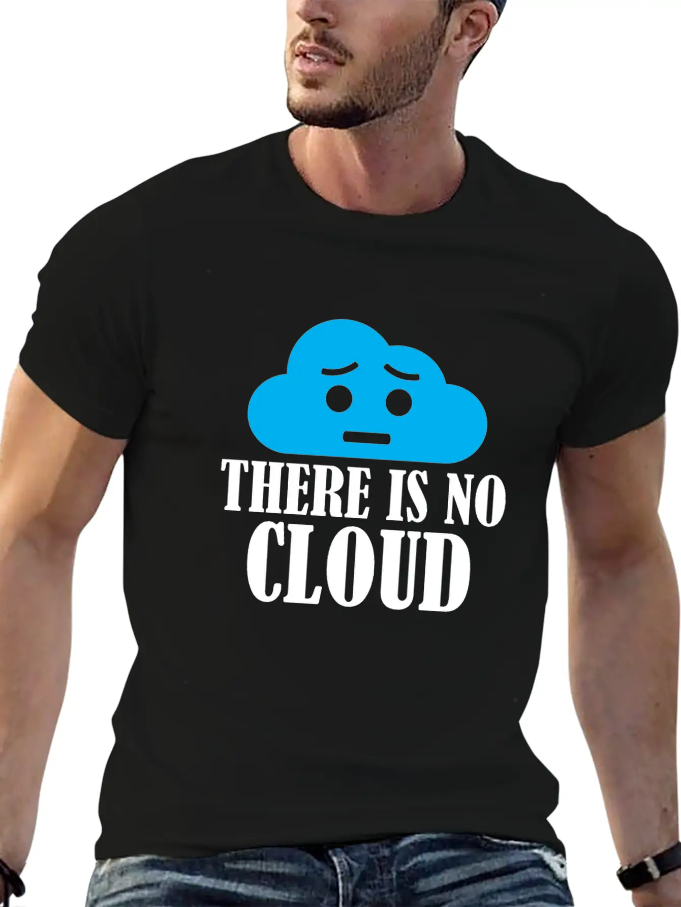 There Is No Cloud Unisex Casual T-Shirt – Clean Design For Daily Comfort