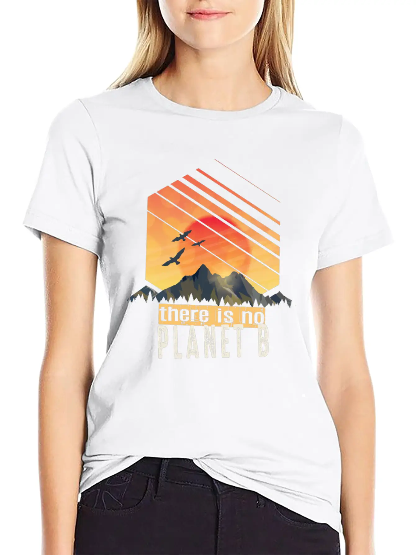 Thereis No Planet B, Climate Change Stylish Everyday T-Shirt – Unisex Basic Cotton Tee