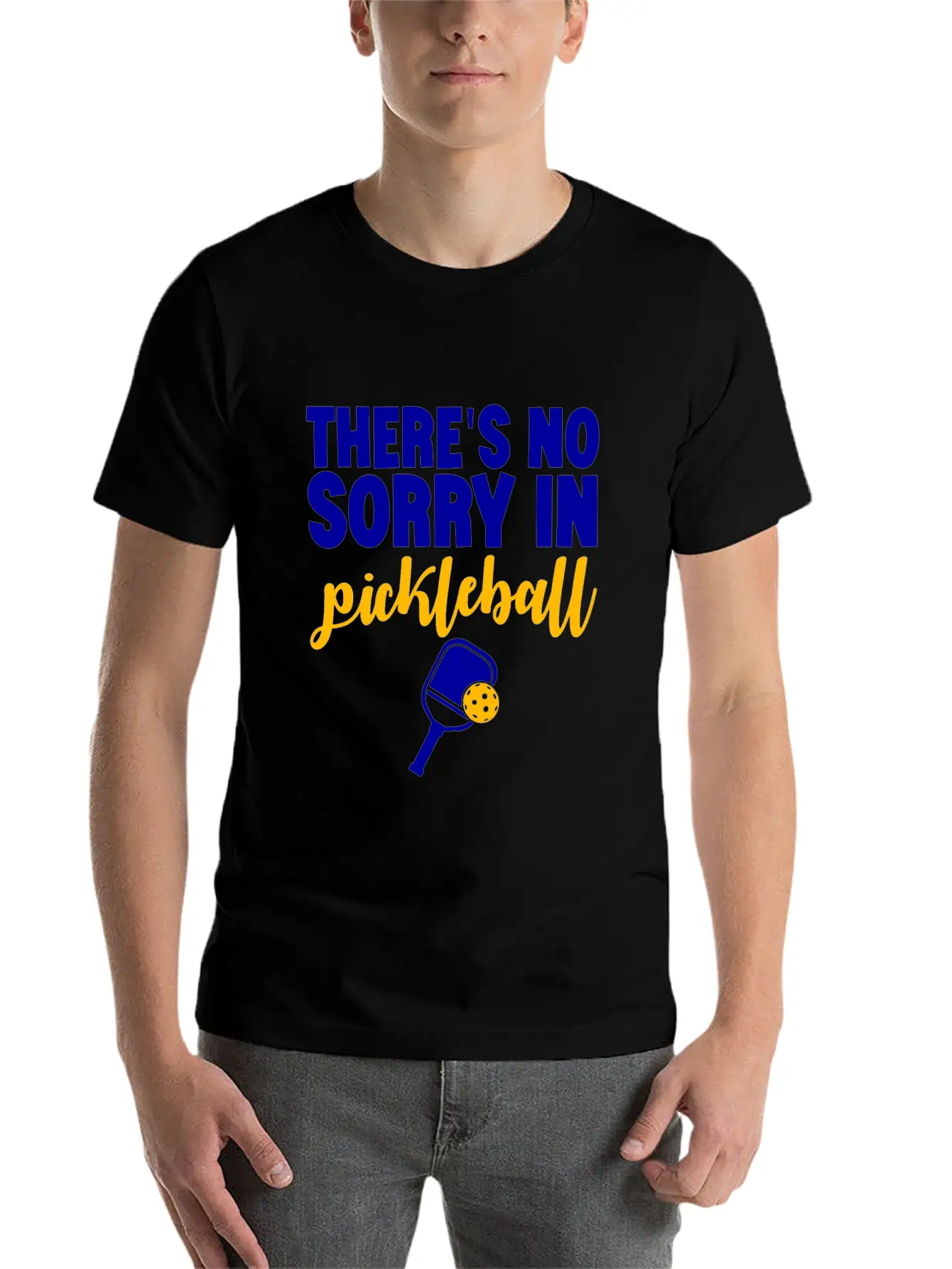 There's No Sorry In Pickleball 7 Stylish Everyday T-Shirt – Unisex Basic Cotton Tee