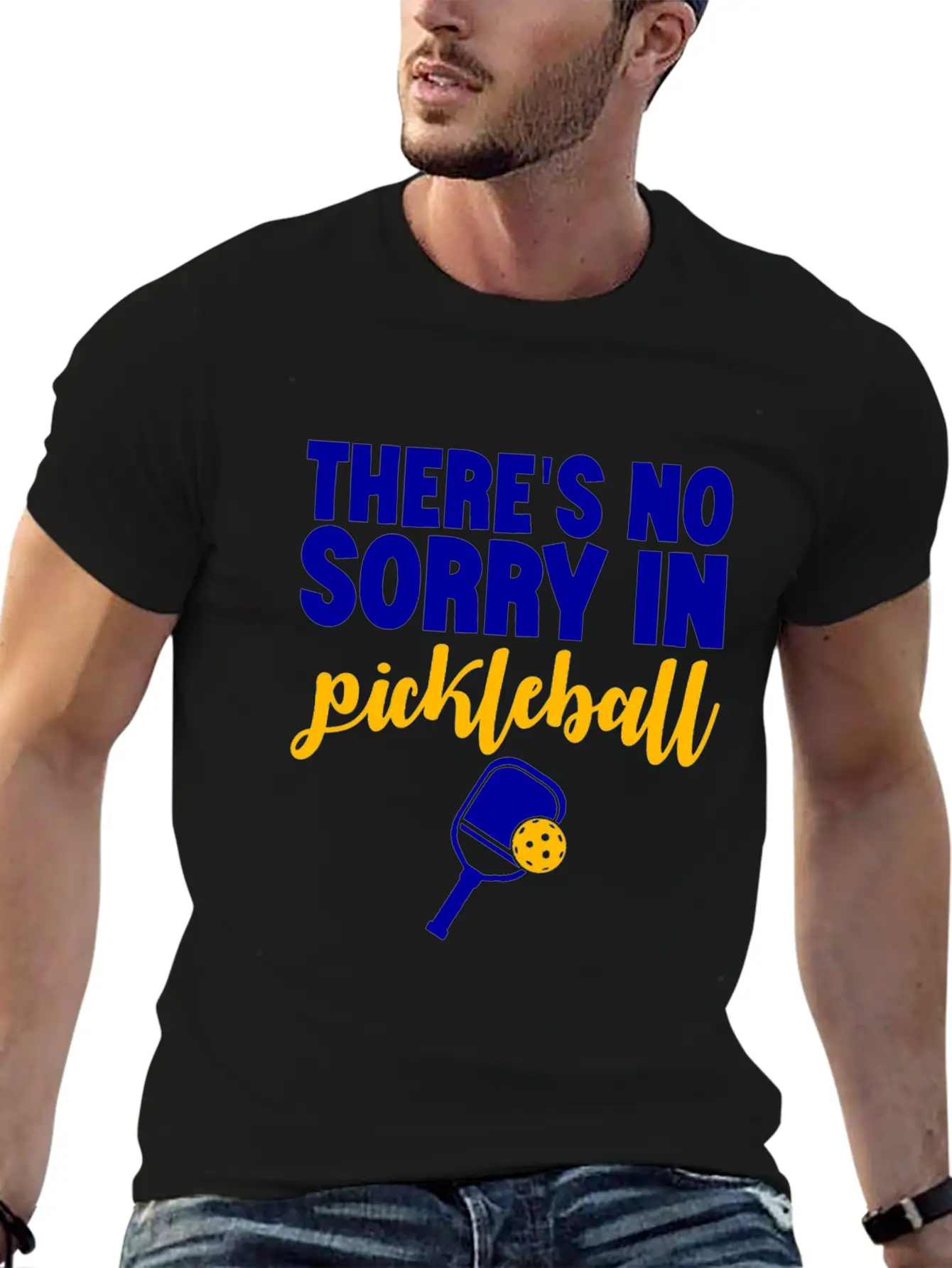 There's No Sorry In Pickleball 7 Stylish Everyday T-Shirt – Unisex Basic Cotton Tee