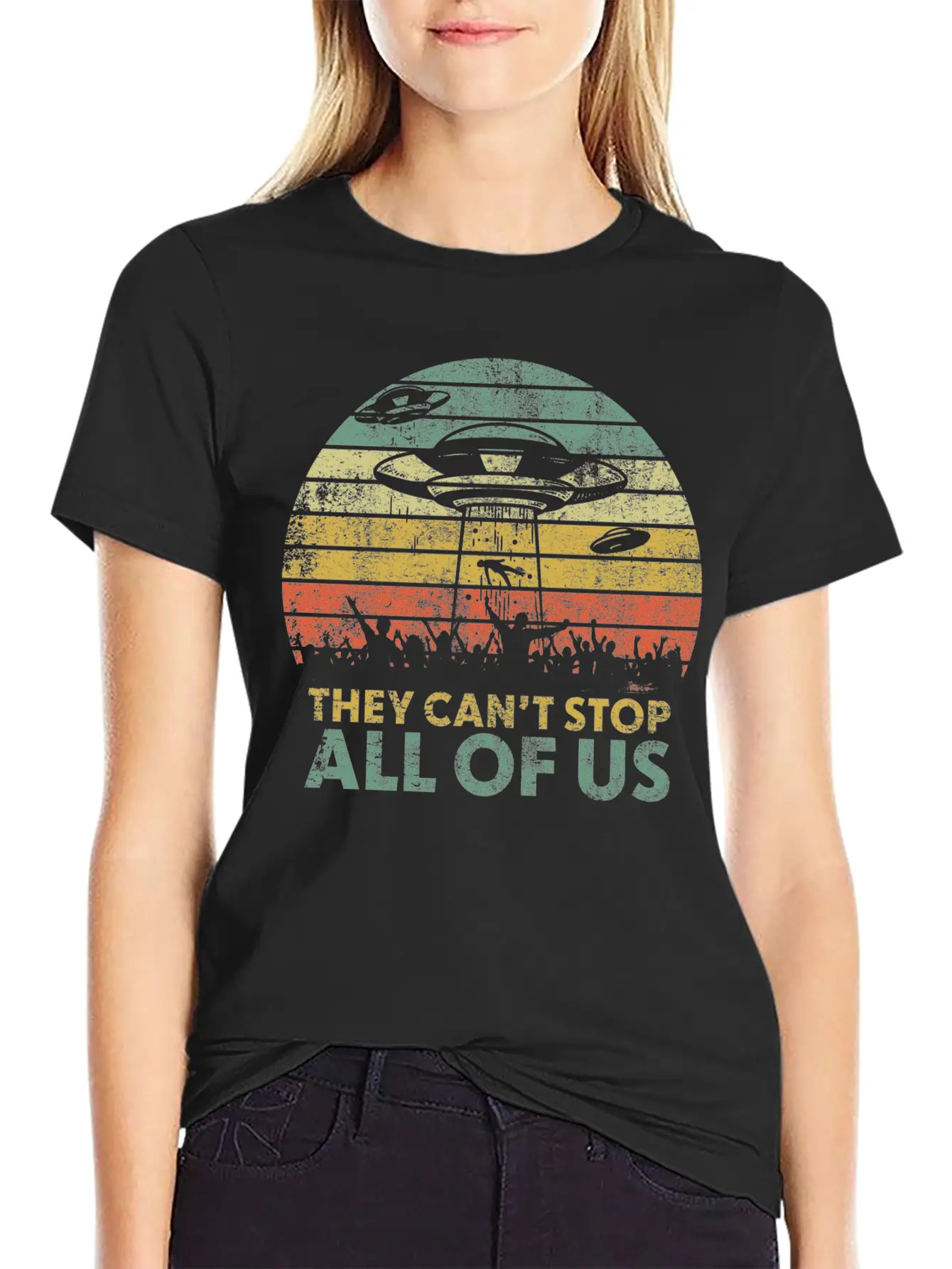 They Can't Stop All Of Us - Storm Area 51 Stylish Everyday T-Shirt – Unisex Basic Cotton Tee