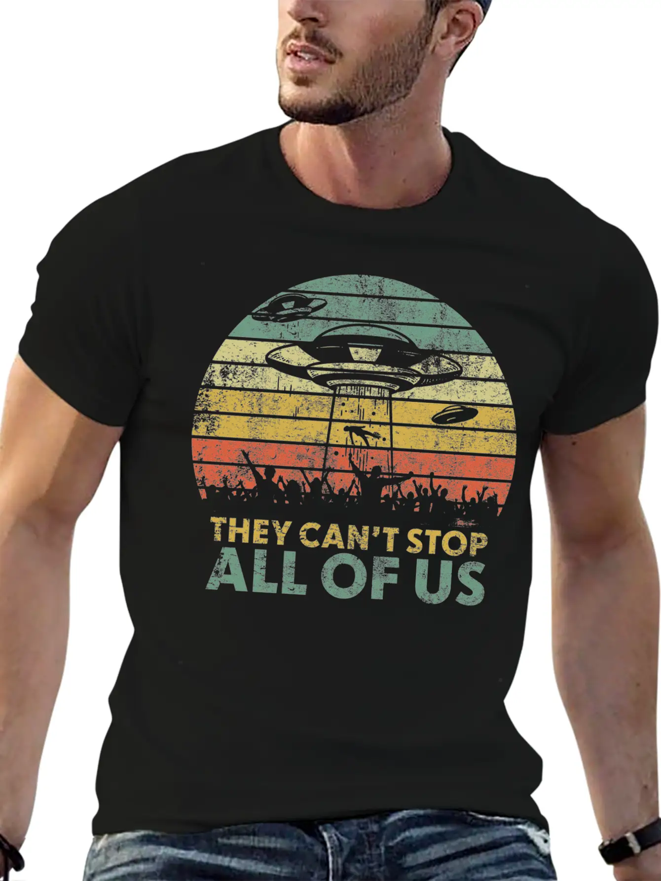They Can't Stop All Of Us - Storm Area 51 Stylish Everyday T-Shirt – Unisex Basic Cotton Tee