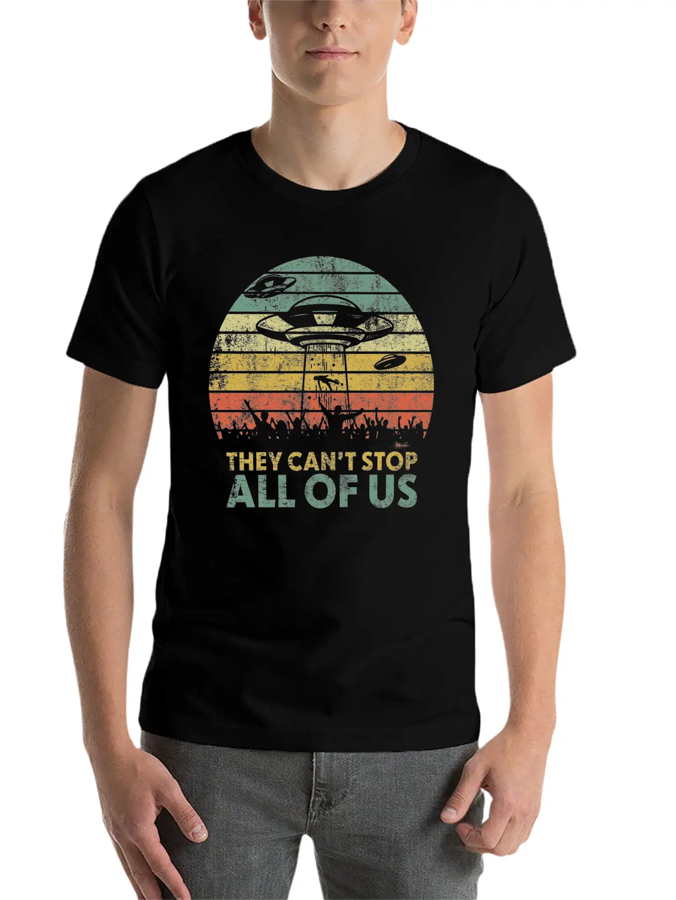 They Can't Stop All Of Us - Storm Area 51 Stylish Everyday T-Shirt – Unisex Basic Cotton Tee