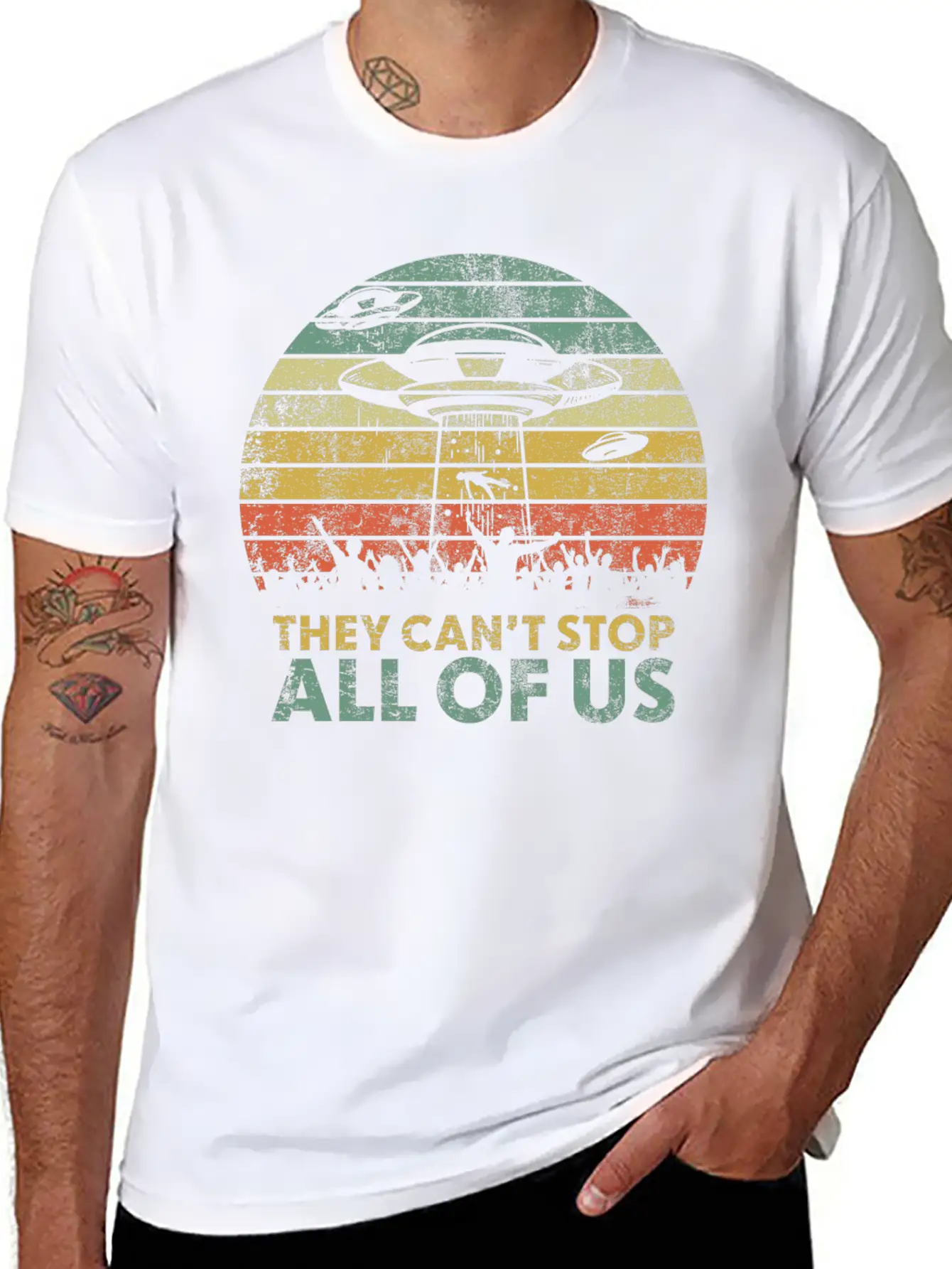 They Can't Stop All Of Us - Storm Area 51 Stylish Everyday T-Shirt – Unisex Basic Cotton Tee