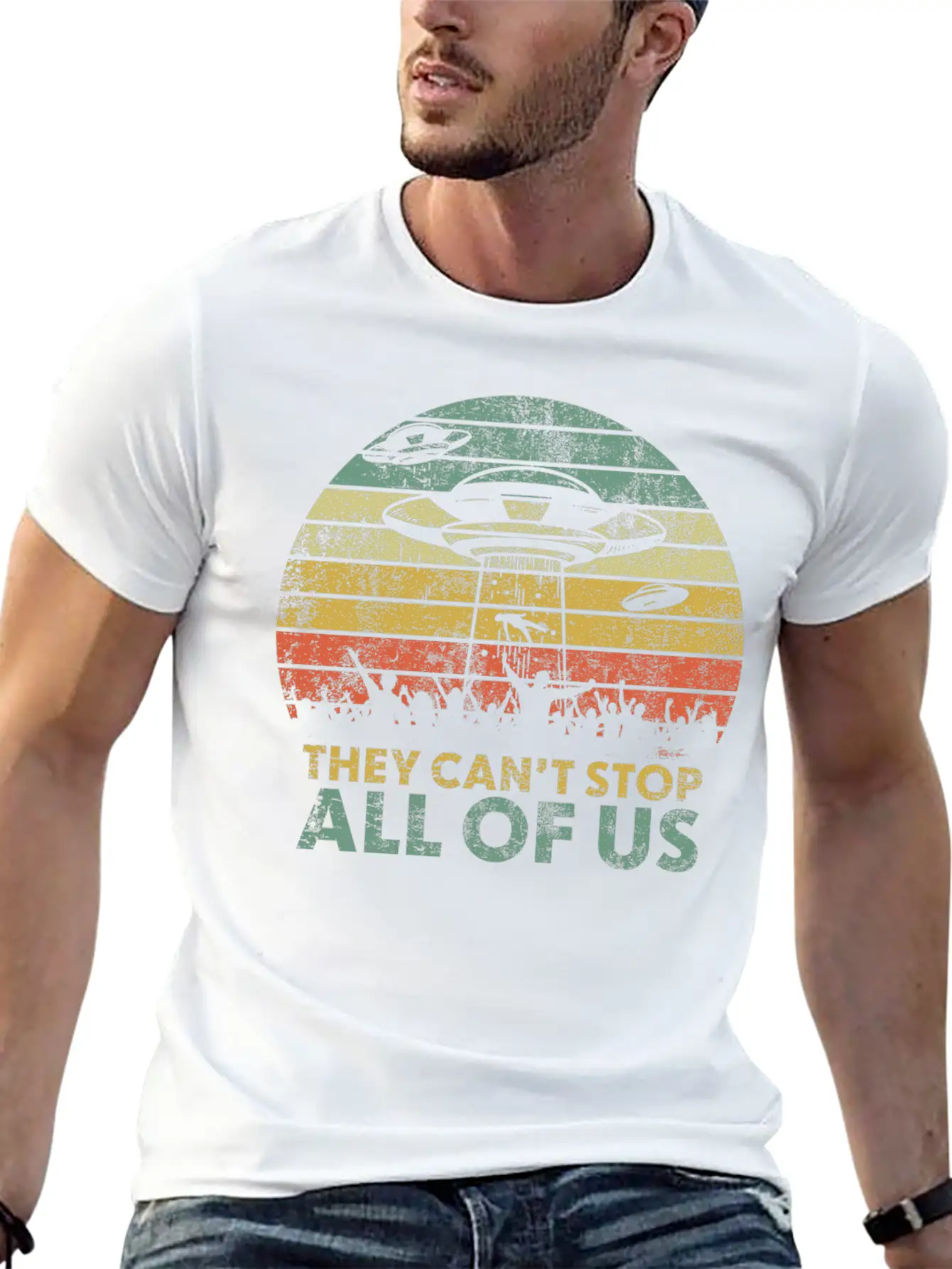 They Can't Stop All Of Us - Storm Area 51 Stylish Everyday T-Shirt – Unisex Basic Cotton Tee