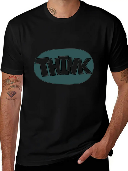 Think Bubble Style Comfortable Minimalist Graphic Tee – Summer Style Essential