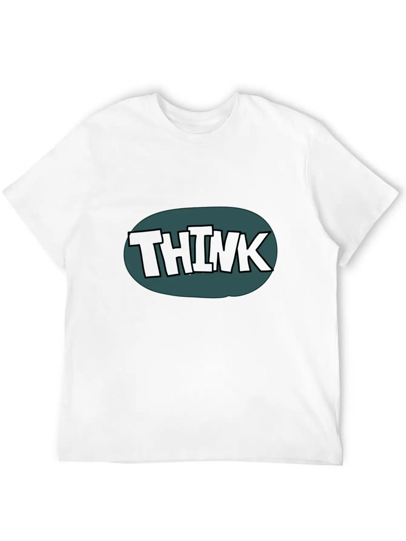 Think Bubble Style Comfortable Minimalist Graphic Tee – Summer Style Essential