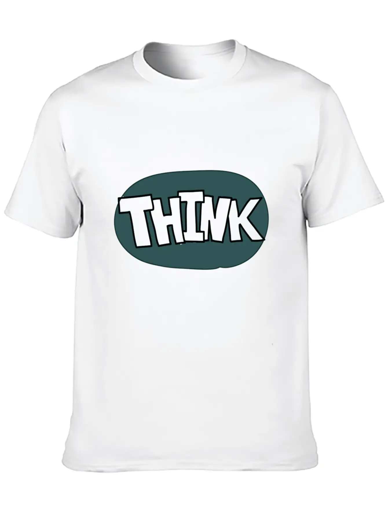 Think Bubble Style Comfortable Minimalist Graphic Tee – Summer Style Essential