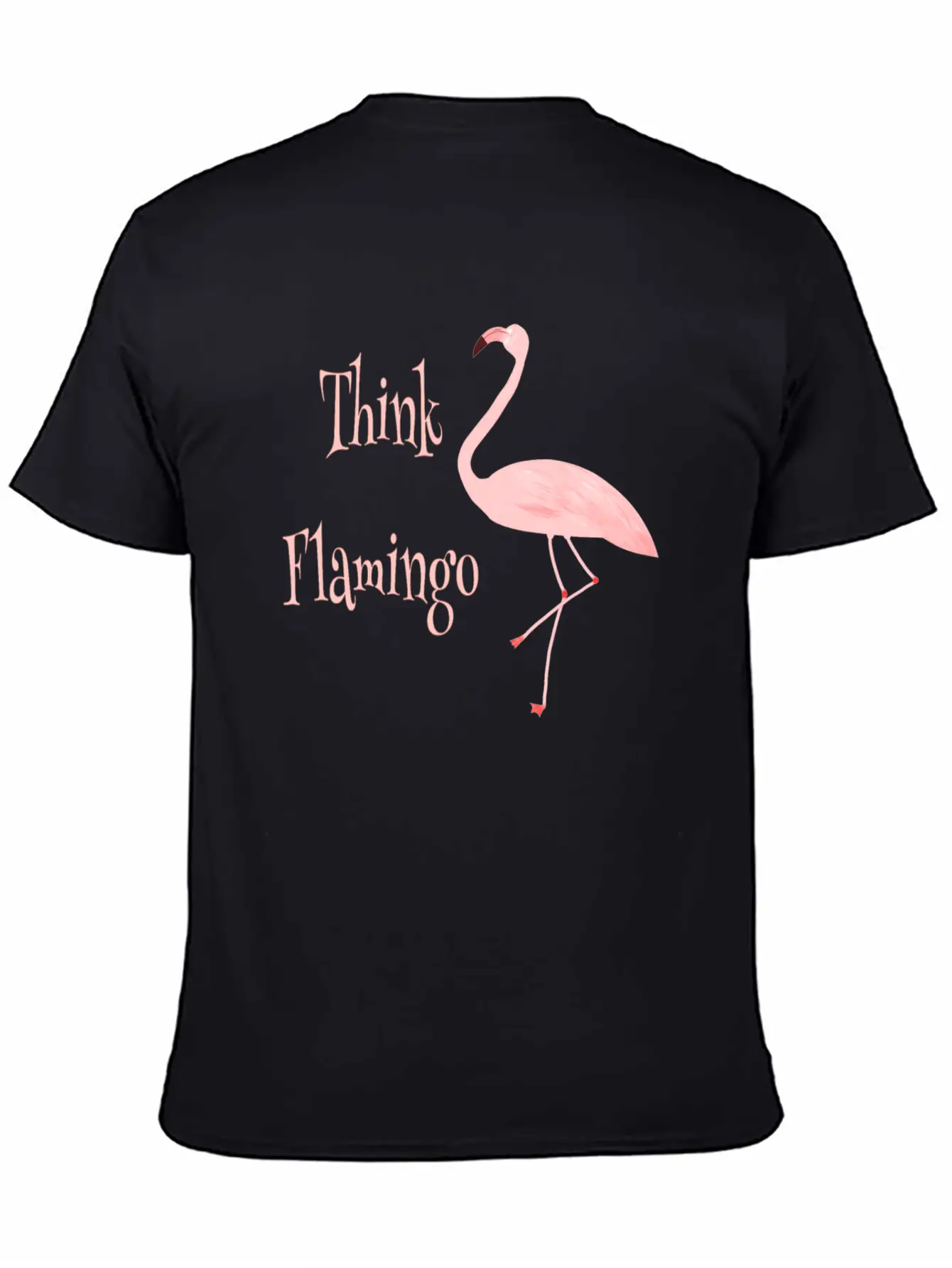 Think Flamingo Timeless Short Sleeve Tee – Comfy And Minimalist Design
