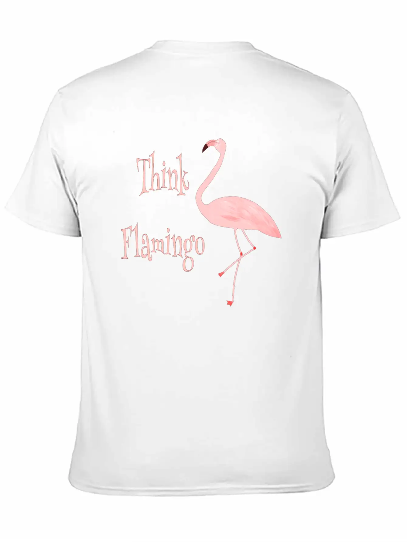 Think Flamingo Timeless Short Sleeve Tee – Comfy And Minimalist Design