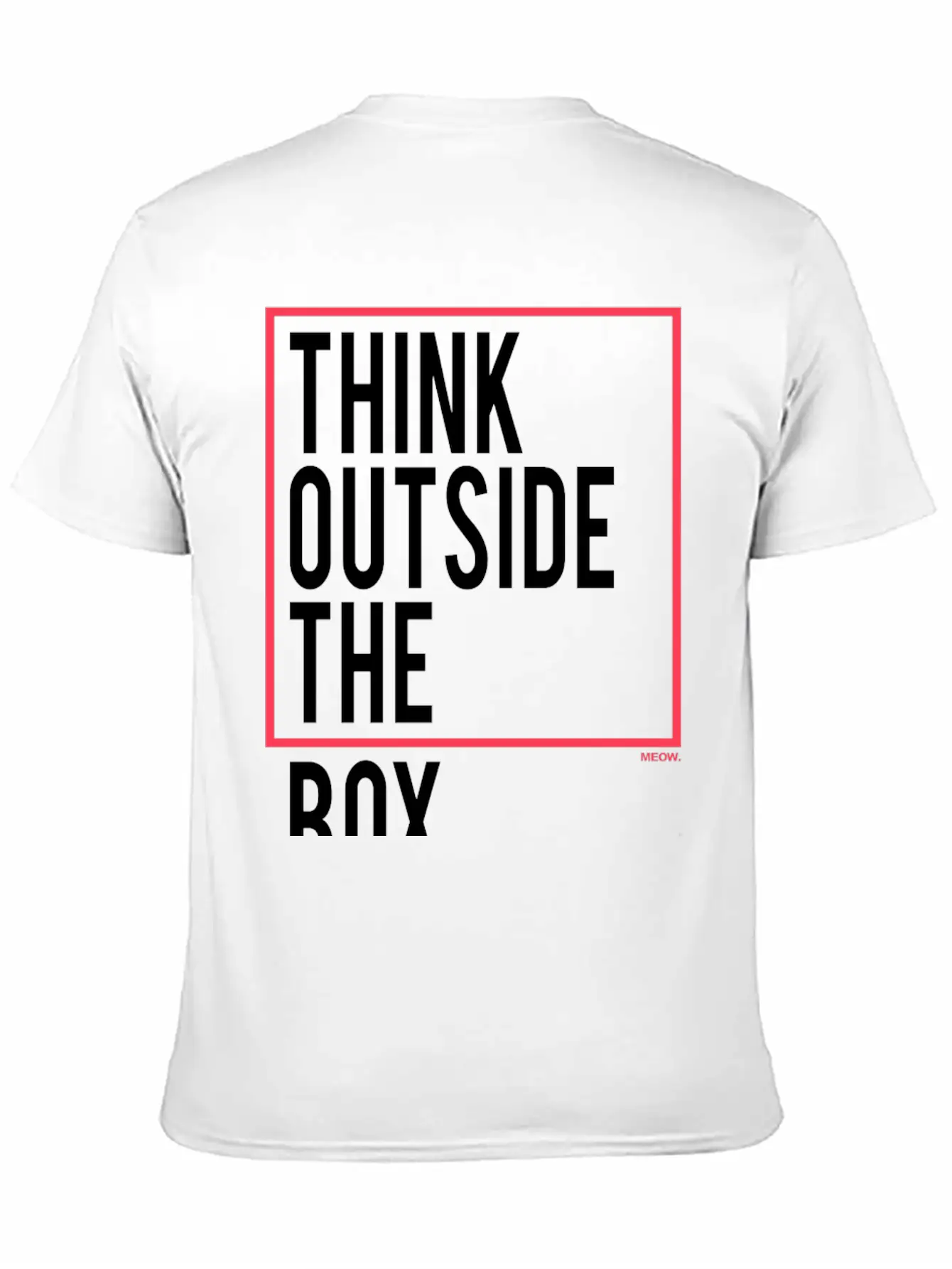Think Outside The Box Essential Unisex Summer Tee – Soft Cotton Casual Fit