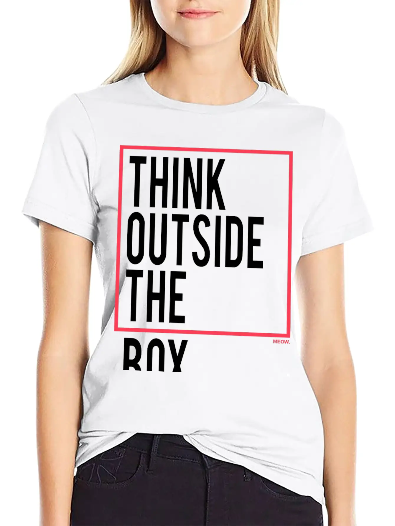Think Outside The Box Essential Unisex Summer Tee – Soft Cotton Casual Fit