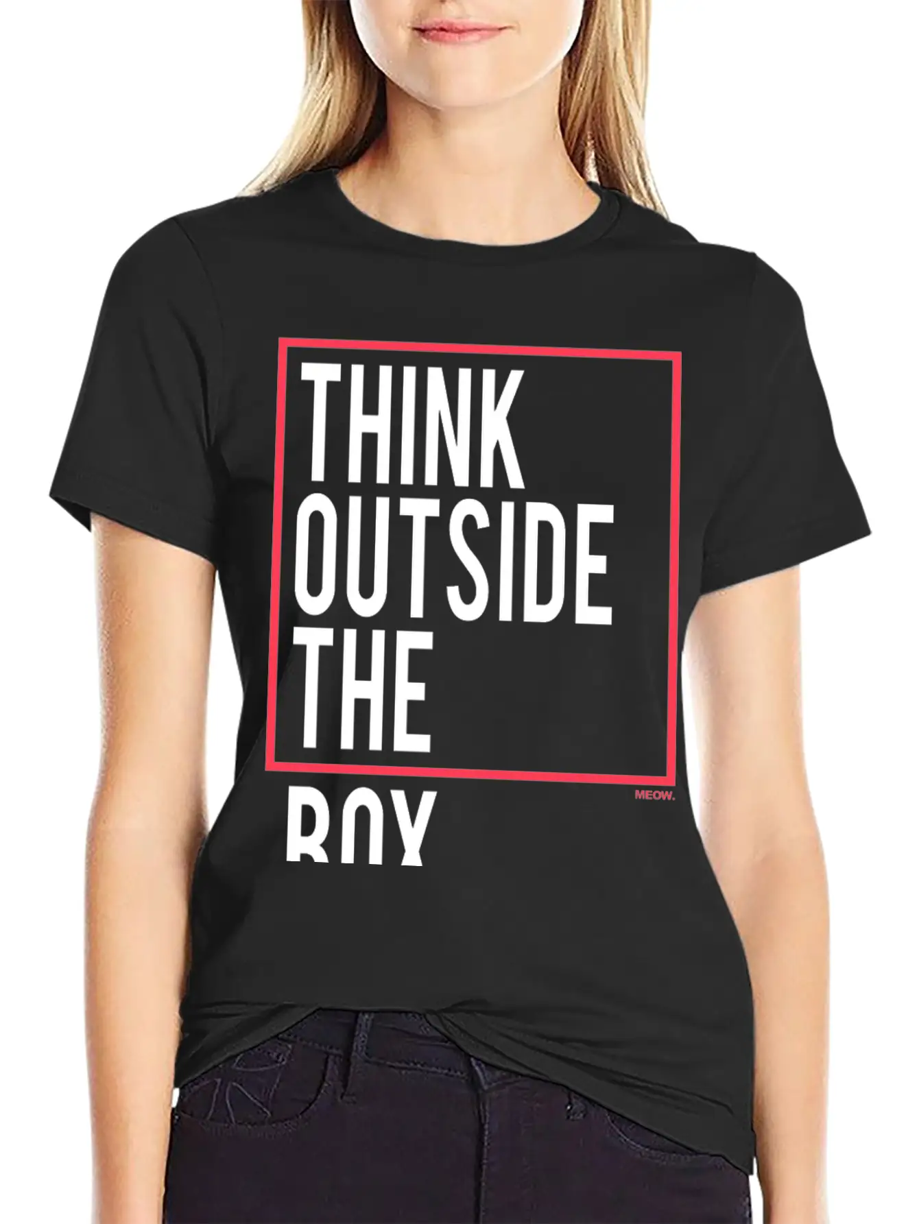 Think Outside The Box Essential Unisex Summer Tee – Soft Cotton Casual Fit