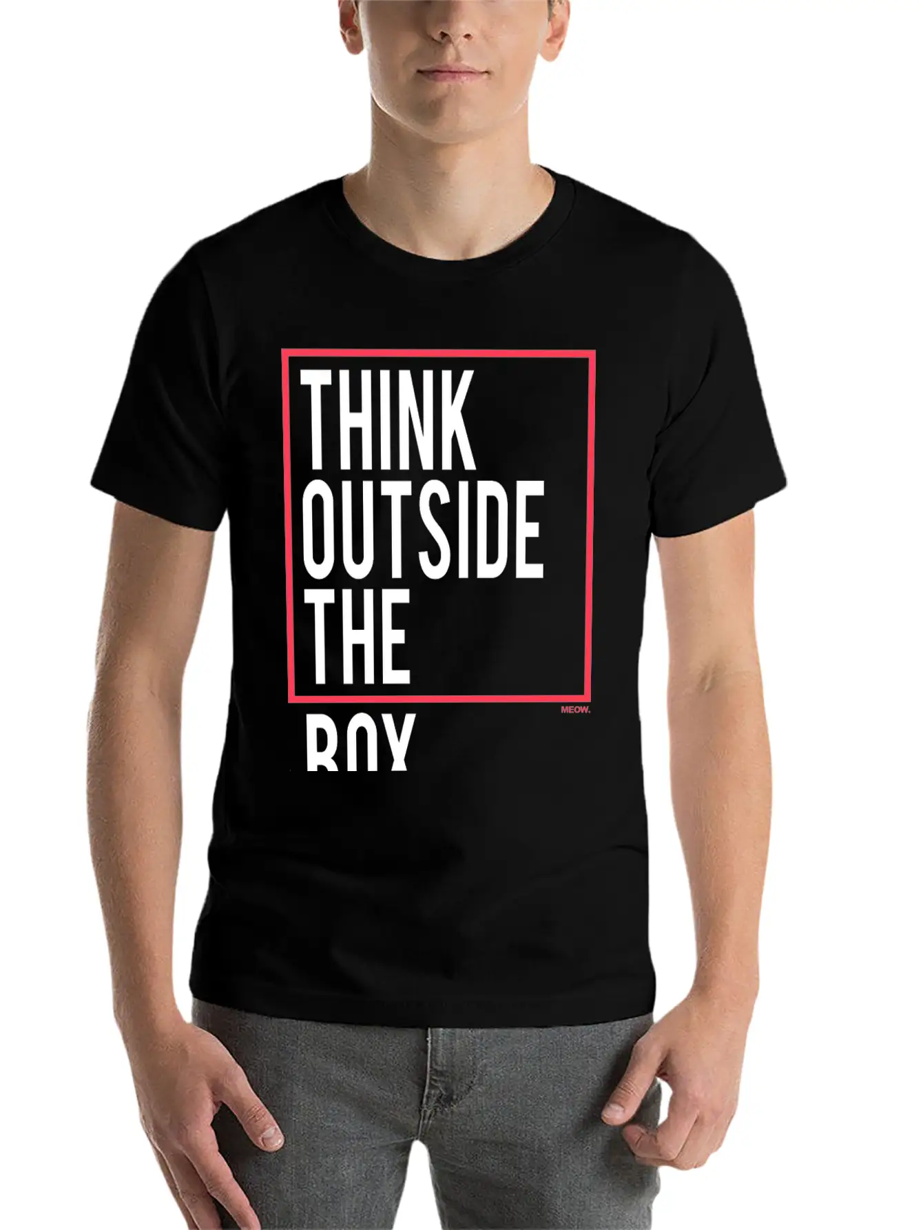 Think Outside The Box Essential Unisex Summer Tee – Soft Cotton Casual Fit