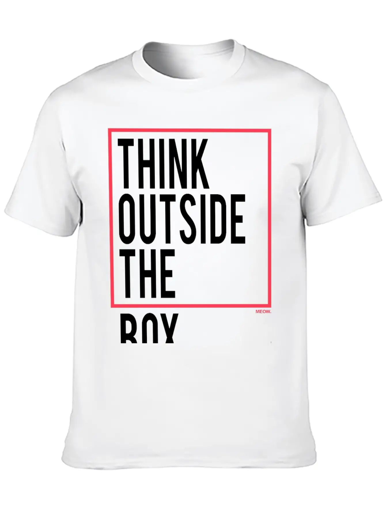 Think Outside The Box Essential Unisex Summer Tee – Soft Cotton Casual Fit