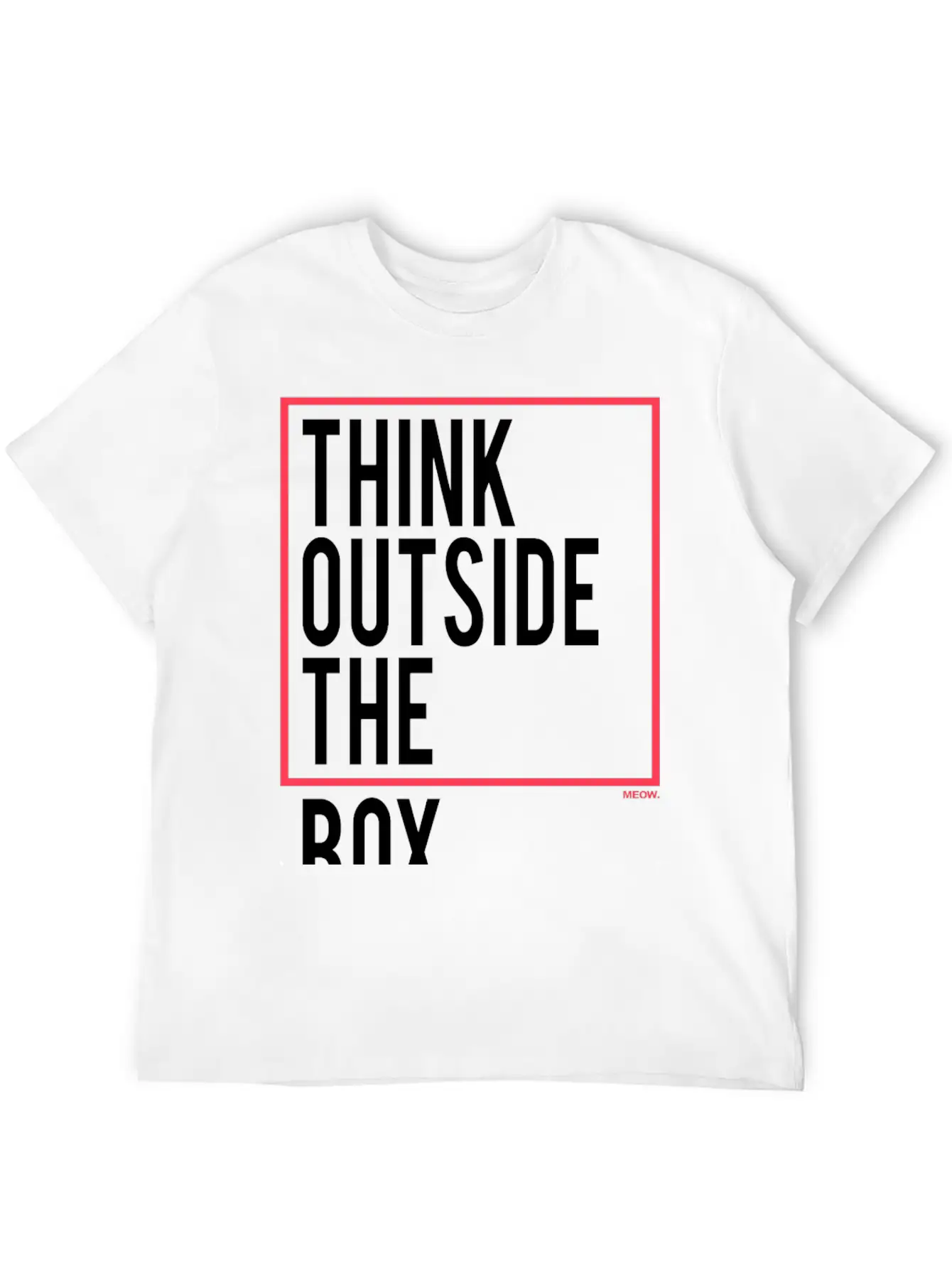 Think Outside The Box Essential Unisex Summer Tee – Soft Cotton Casual Fit