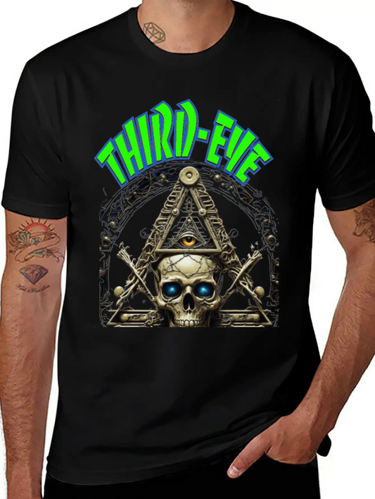 THIRD-EYE GRAPHICS Comfortable Minimalist Graphic Tee – Summer Style Essential