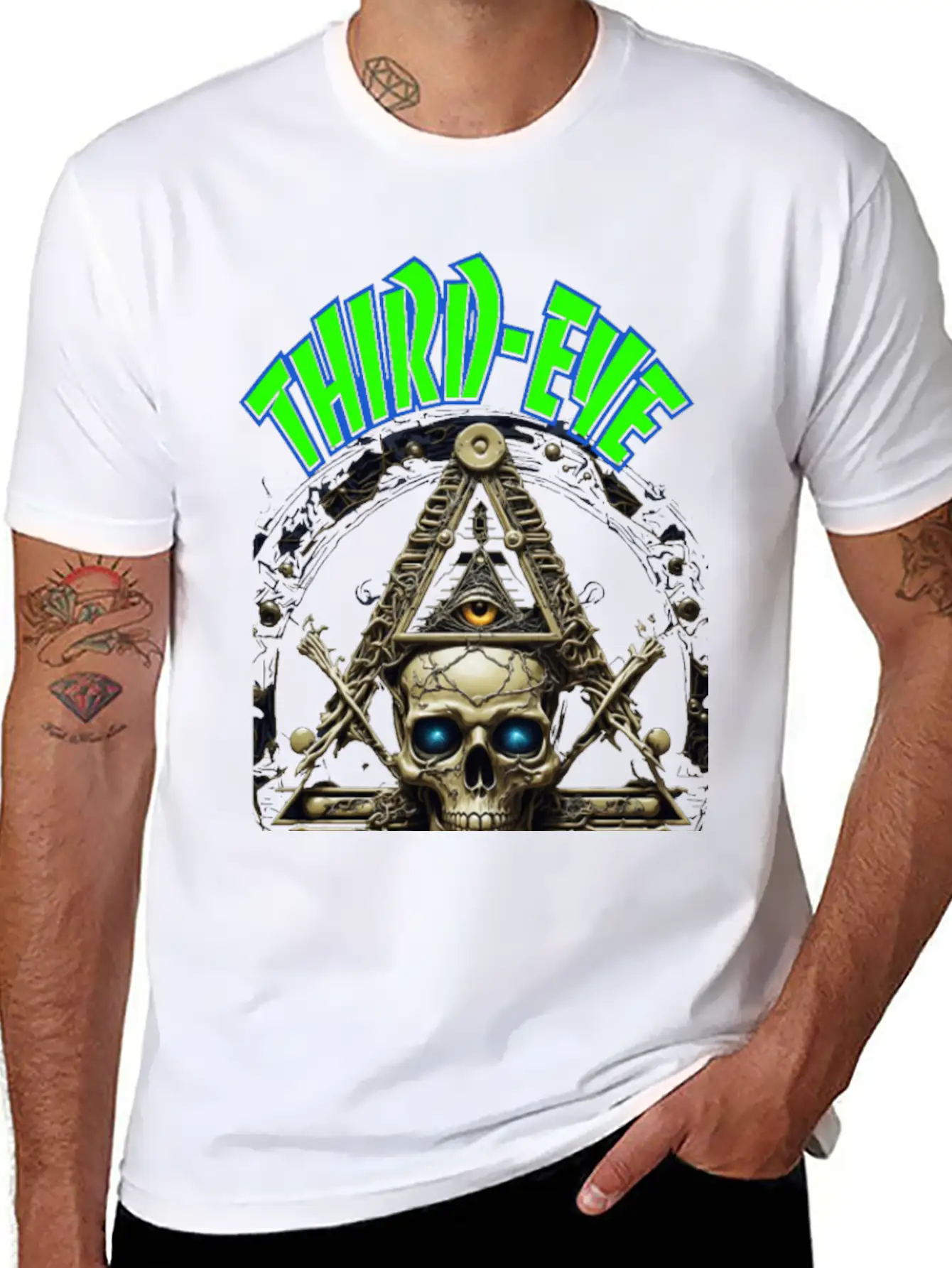 THIRD-EYE GRAPHICS Comfortable Minimalist Graphic Tee – Summer Style Essential