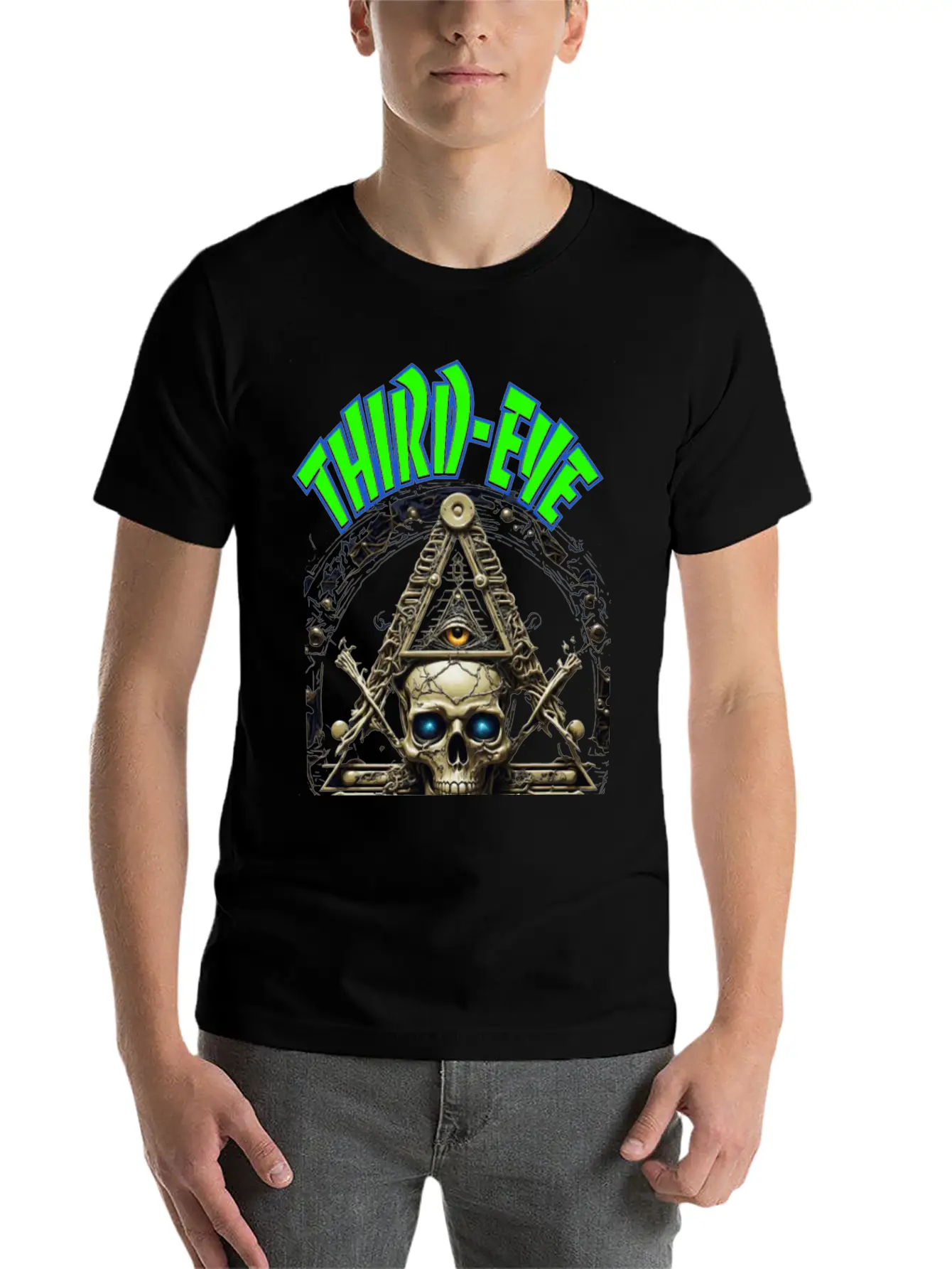 THIRD-EYE GRAPHICS Comfortable Minimalist Graphic Tee – Summer Style Essential