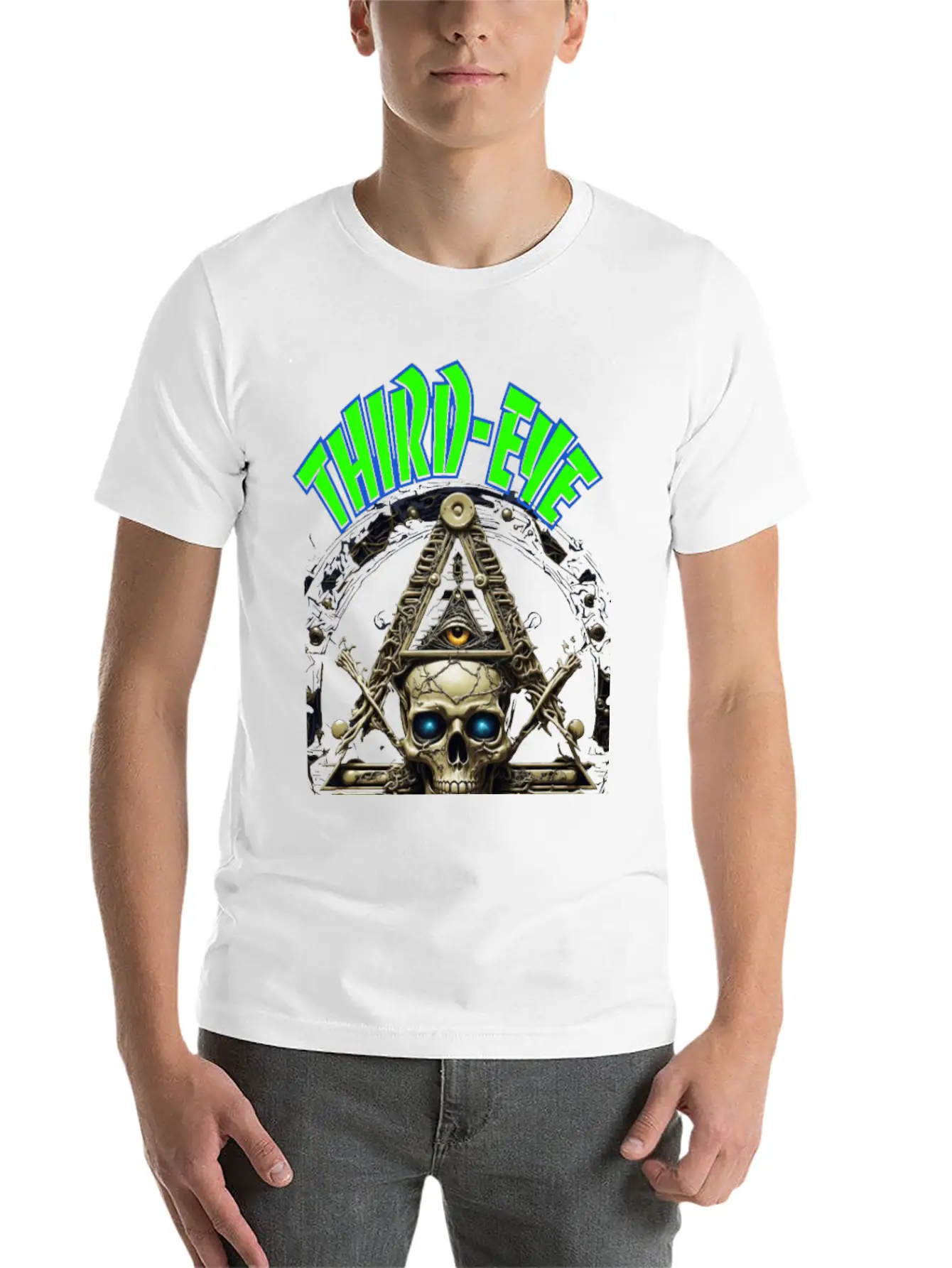 THIRD-EYE GRAPHICS Comfortable Minimalist Graphic Tee – Summer Style Essential