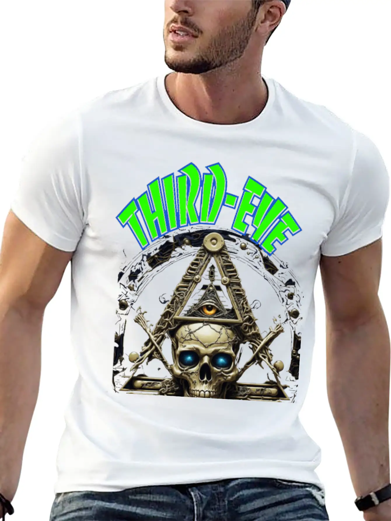THIRD-EYE GRAPHICS Comfortable Minimalist Graphic Tee – Summer Style Essential