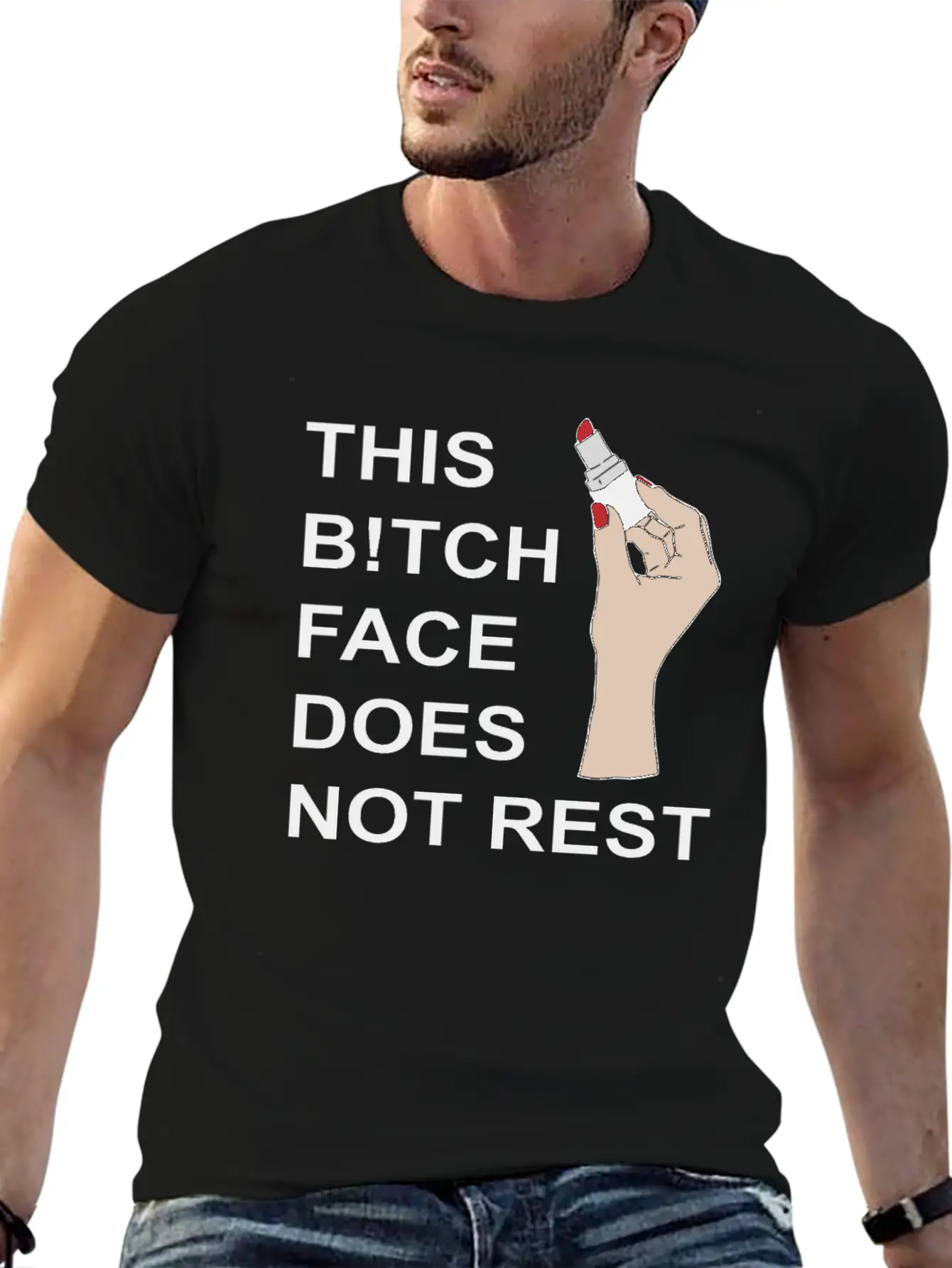 This B!tch Face Does Not Rest Unisex Casual T-Shirt – Clean Design For Daily Comfort