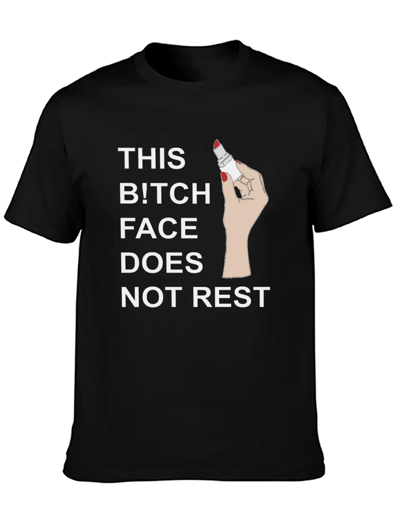This B!tch Face Does Not Rest Unisex Casual T-Shirt – Clean Design For Daily Comfort
