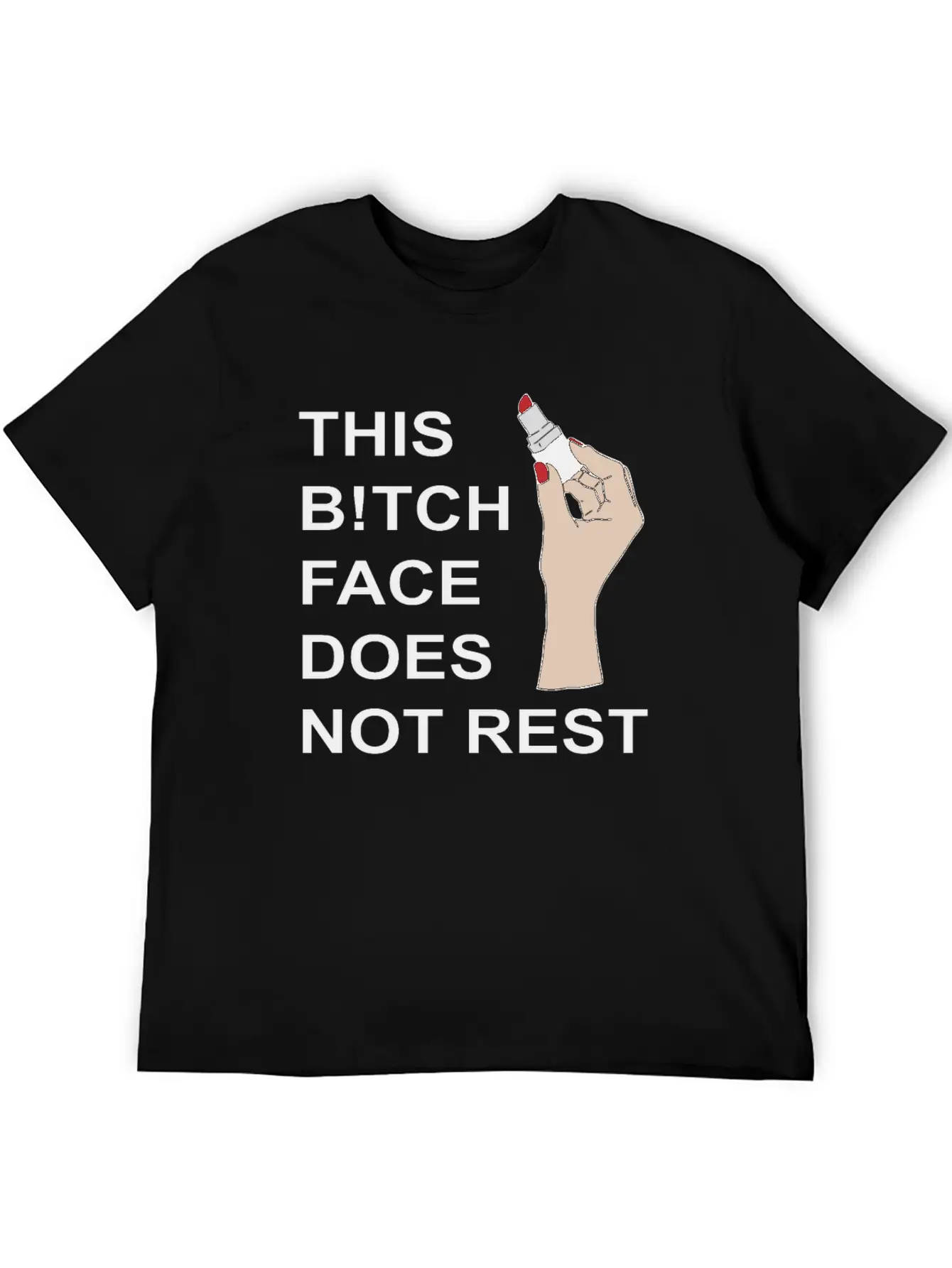 This B!tch Face Does Not Rest Unisex Casual T-Shirt – Clean Design For Daily Comfort