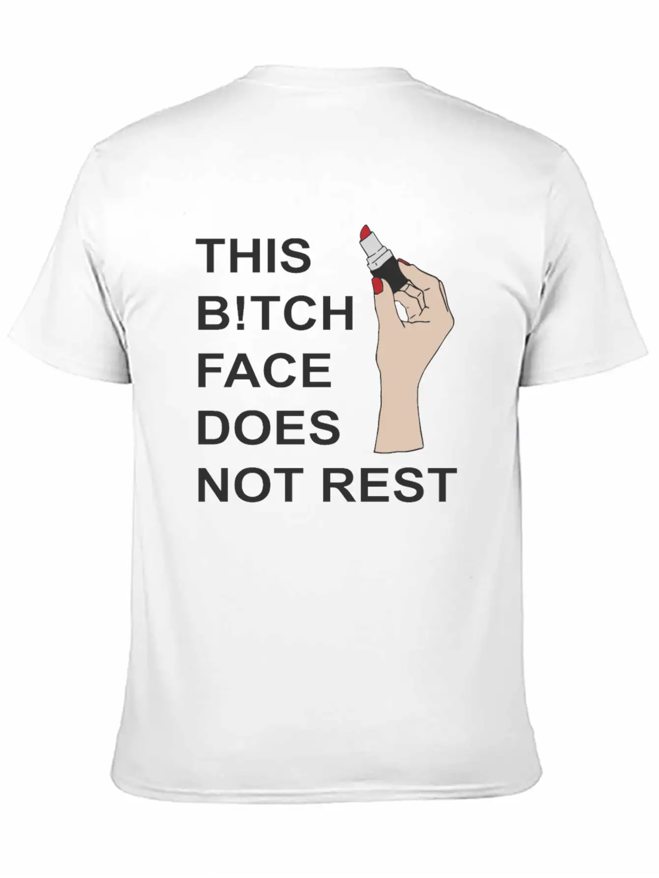 This B!tch Face Does Not Rest Unisex Casual T-Shirt – Clean Design For Daily Comfort