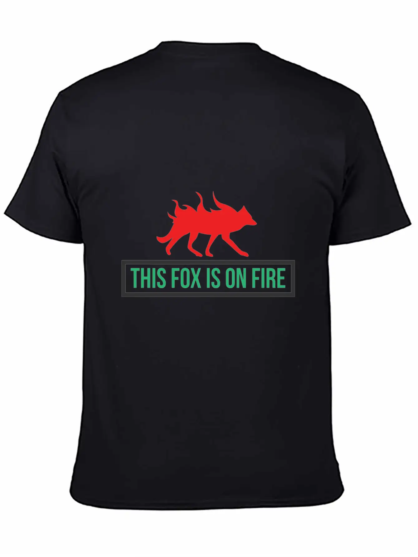 This Fox Is On Fire - Fox Comfortable Minimalist Graphic Tee – Summer Style Essential