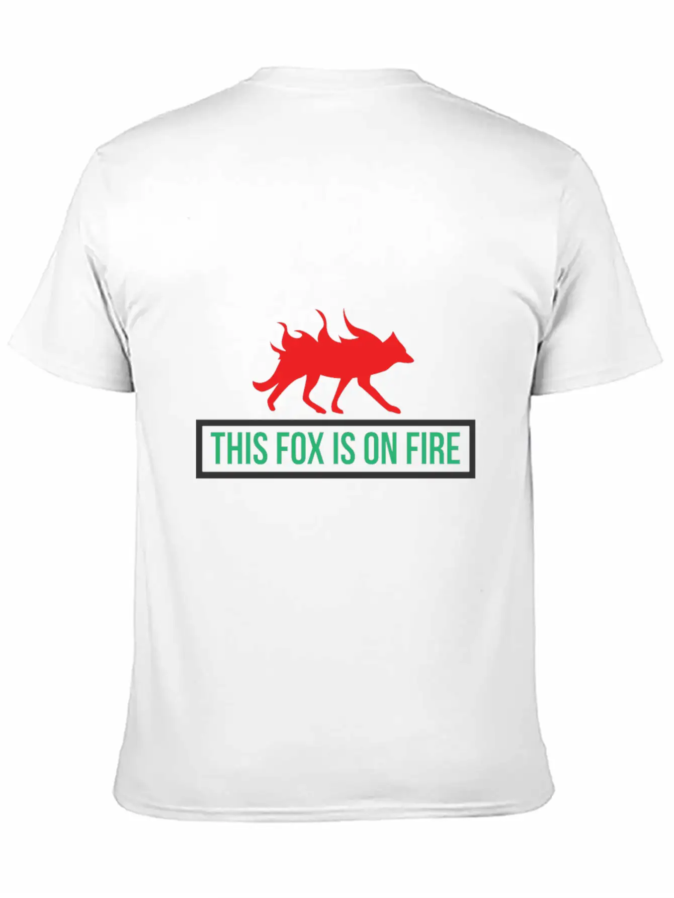 This Fox Is On Fire - Fox Comfortable Minimalist Graphic Tee – Summer Style Essential