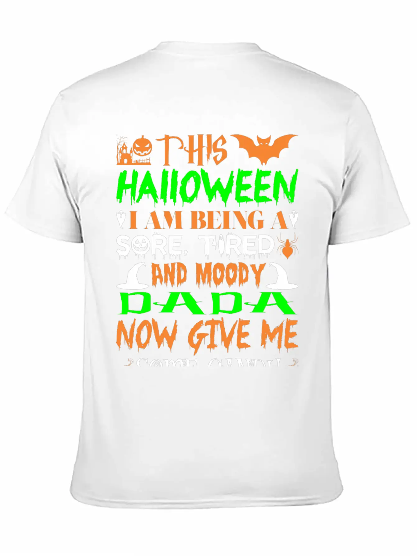 This Halloween Being Tired Moody Dada Candy Comfortable Minimalist Graphic Tee – Summer Style Essential