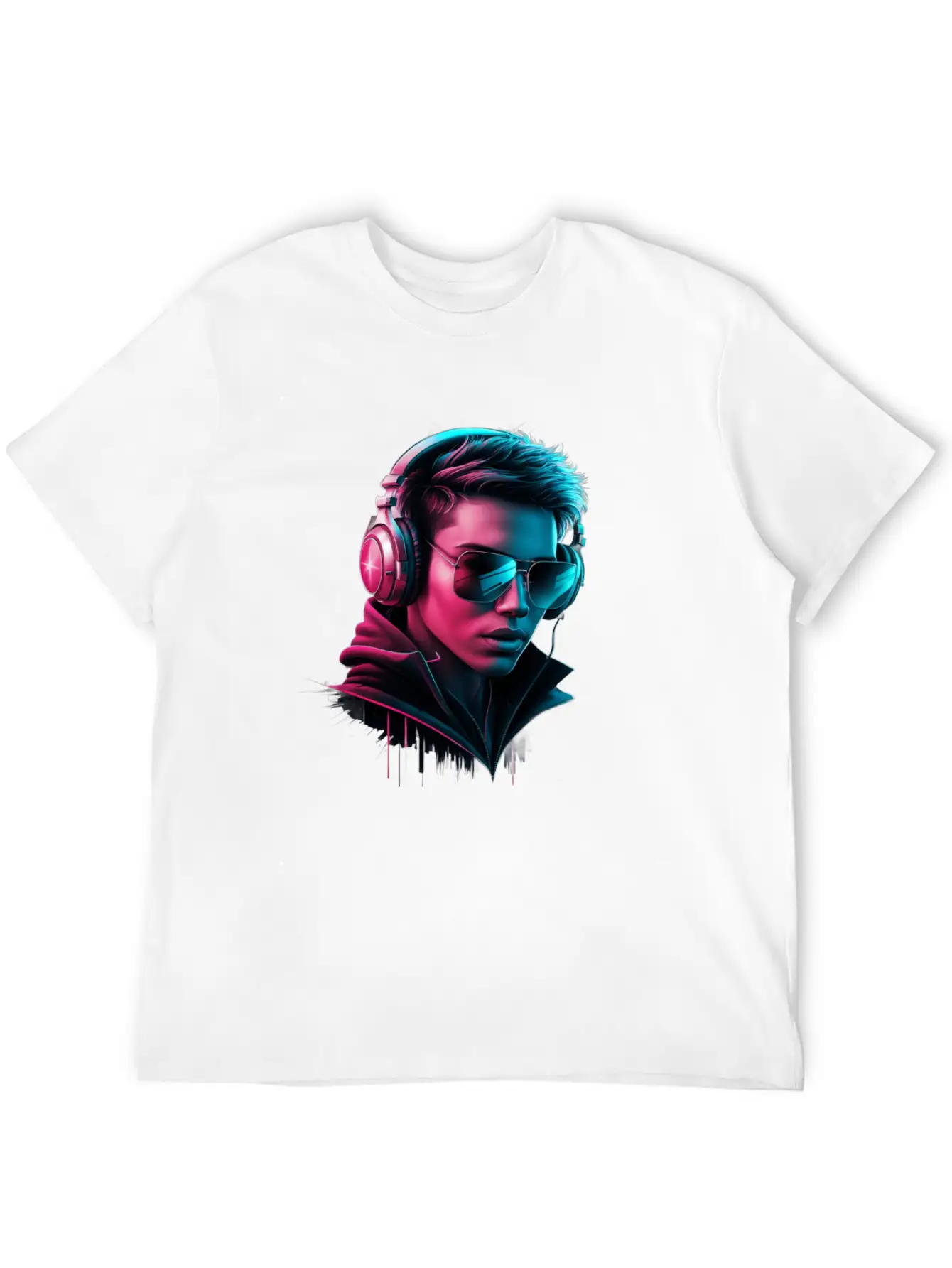 This Is A Striking Digital Illustration! The Vibra Stylish Everyday T-Shirt – Unisex Basic Cotton Tee
