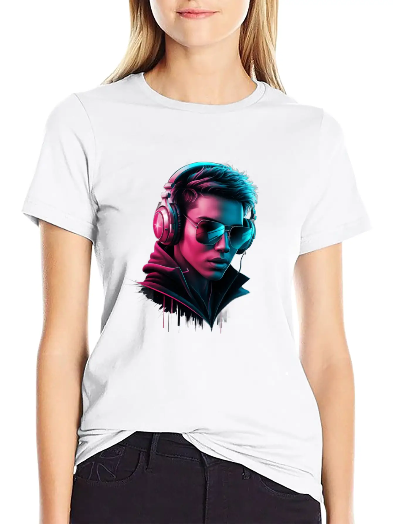 This Is A Striking Digital Illustration! The Vibra Stylish Everyday T-Shirt – Unisex Basic Cotton Tee