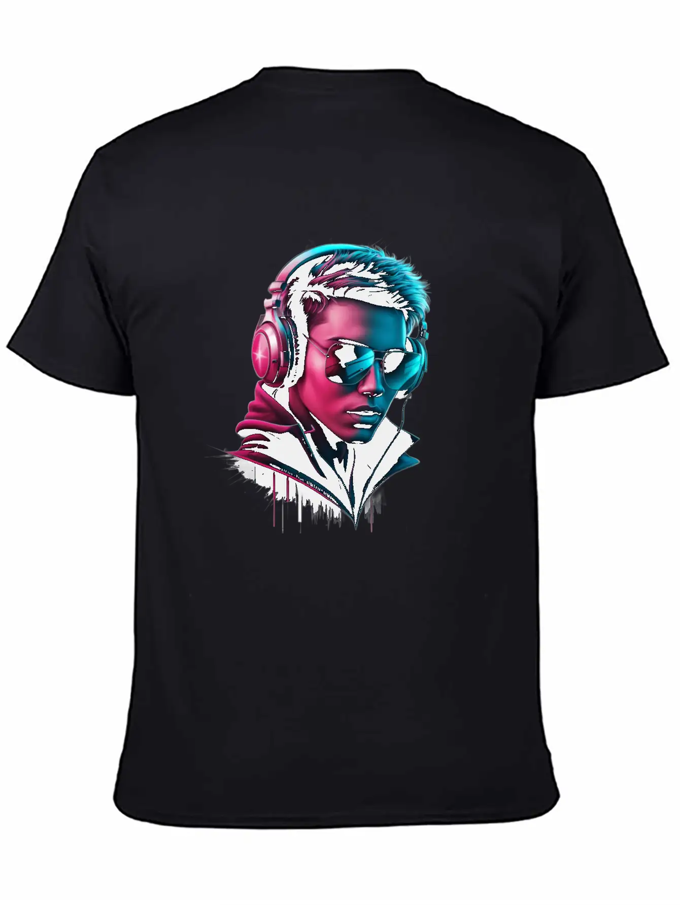 This Is A Striking Digital Illustration! The Vibra Stylish Everyday T-Shirt – Unisex Basic Cotton Tee