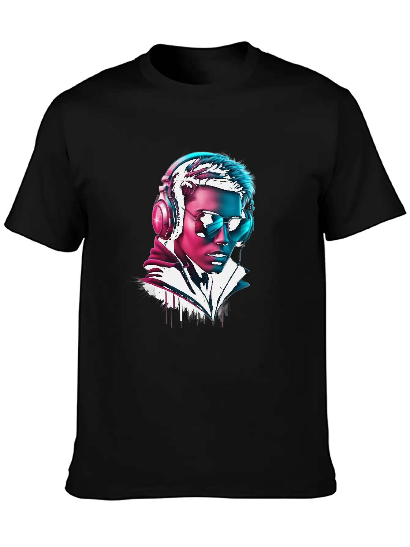 This Is A Striking Digital Illustration! The Vibra Stylish Everyday T-Shirt – Unisex Basic Cotton Tee