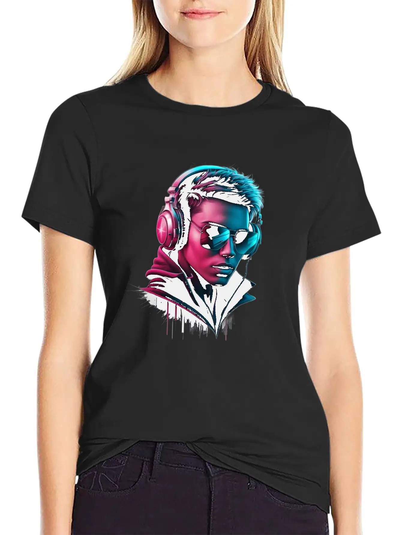 This Is A Striking Digital Illustration! The Vibra Stylish Everyday T-Shirt – Unisex Basic Cotton Tee