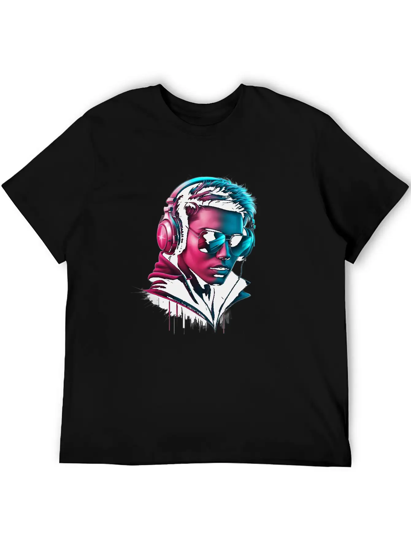 This Is A Striking Digital Illustration! The Vibra Stylish Everyday T-Shirt – Unisex Basic Cotton Tee