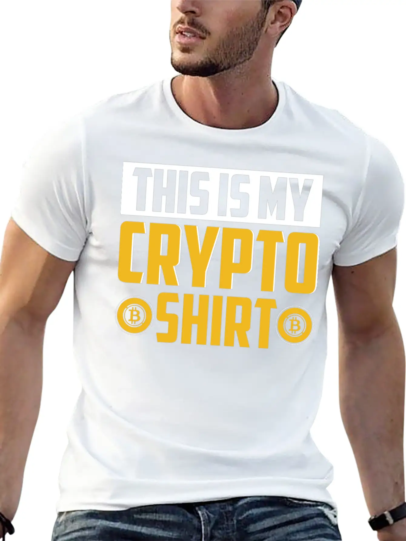 This Is My Crypto Shirt, Nft, Crypto Unisex Short Sleeve Soft Cotton T-Shirt – Casual Everyday Wear