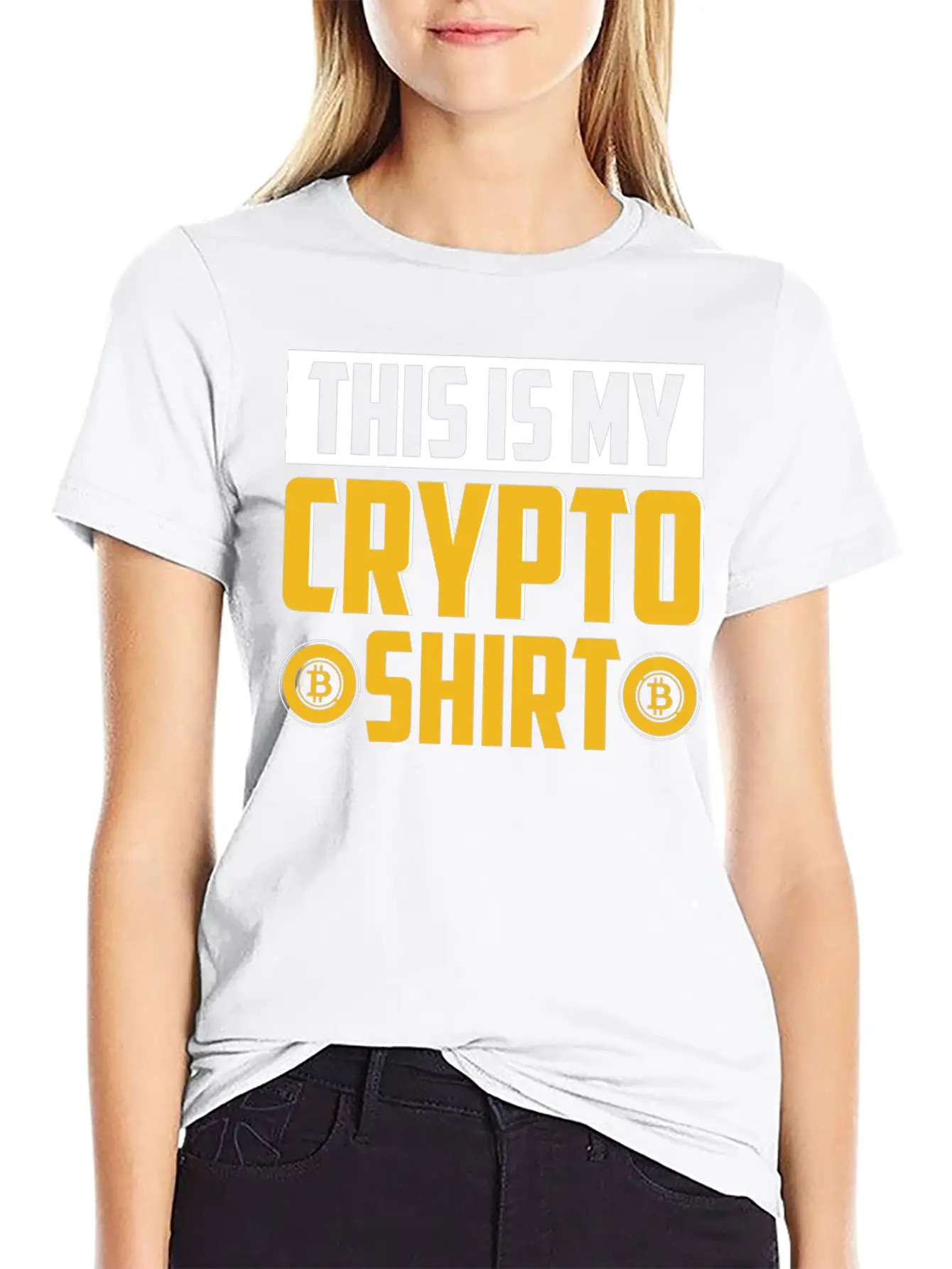 This Is My Crypto Shirt, Nft, Crypto Unisex Short Sleeve Soft Cotton T-Shirt – Casual Everyday Wear