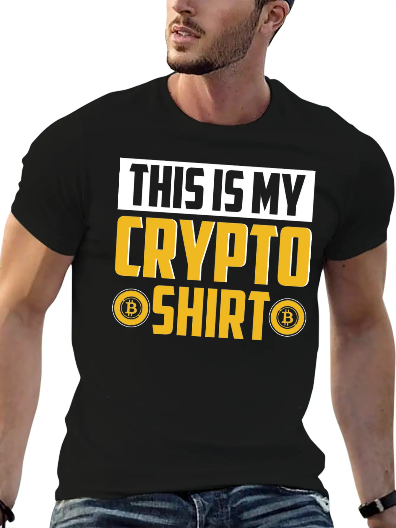 This Is My Crypto Shirt, Nft, Crypto Unisex Short Sleeve Soft Cotton T-Shirt – Casual Everyday Wear